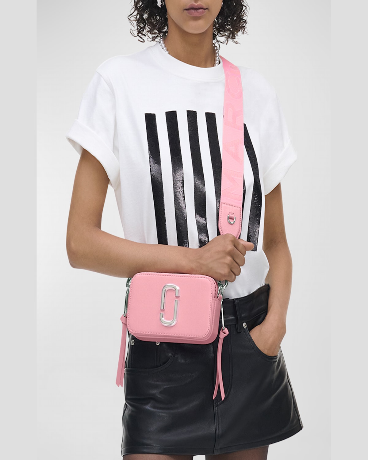 Marc Jacobs Snapshot Bag In Lilac