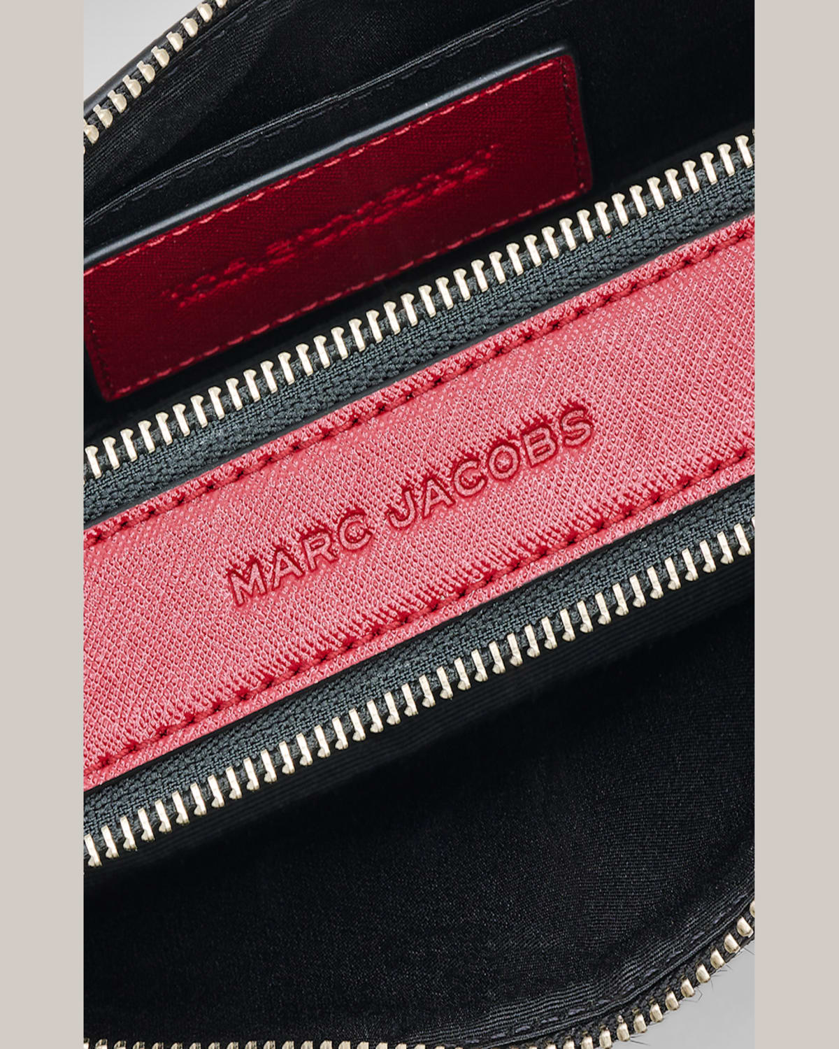 Shop Marc Jacobs The Zebra Calf Hair Snapshot In Blackwhite