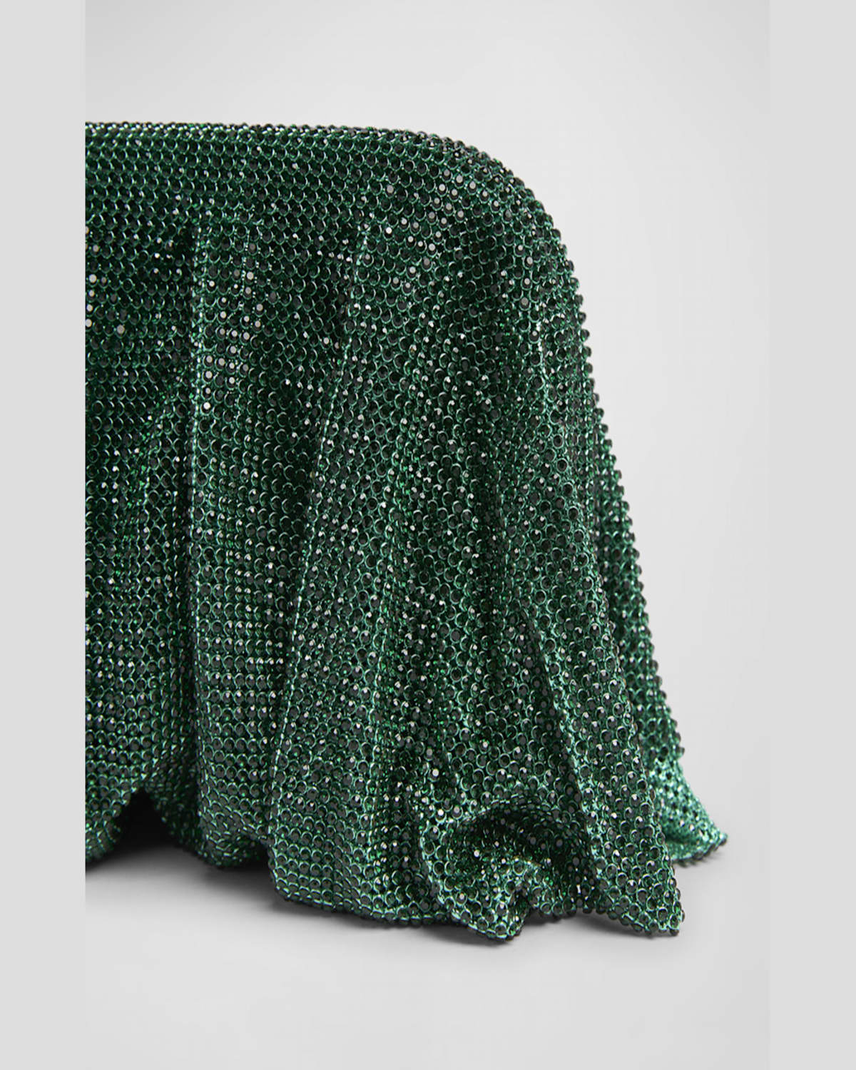 Benedetta Bruzziches Venus La Grande Metallic Crystal Clutch Bag In Satisfaction