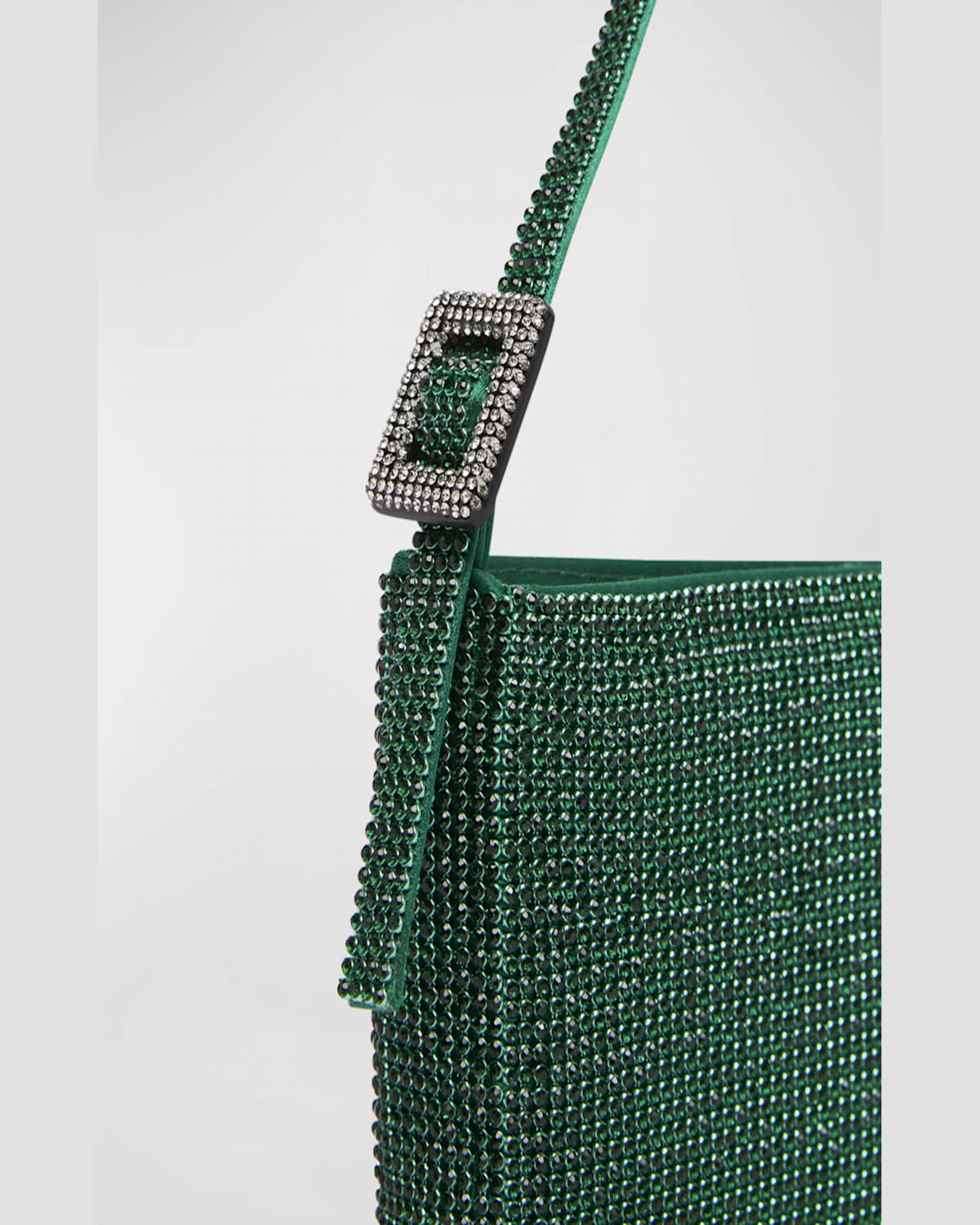 Benedetta Bruzziches Your Best Friend La Grande Mesh Crystal Shoulder Bag In Satisfaction