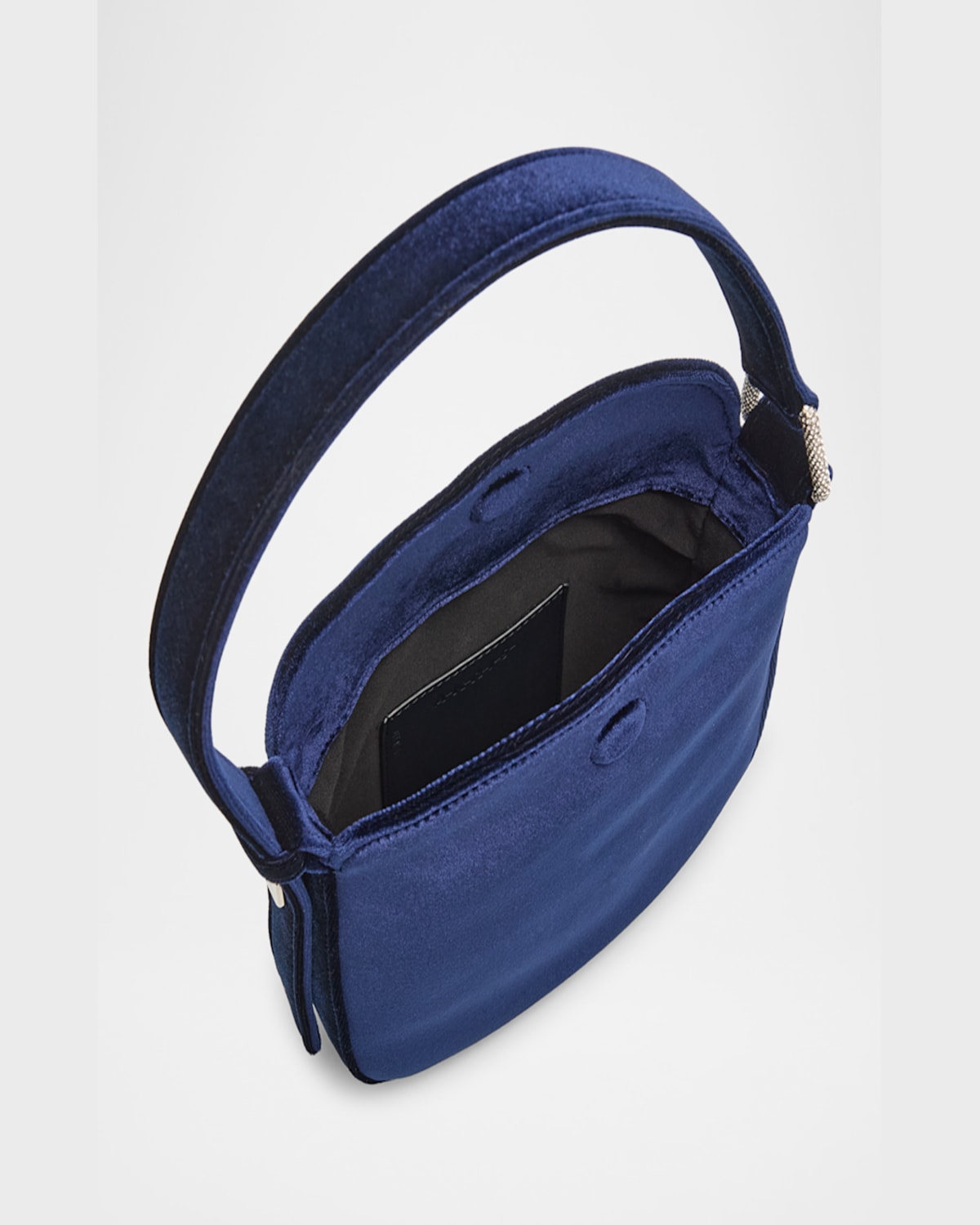 AKRIS ANNA MINI VELVET HOBO BAG 