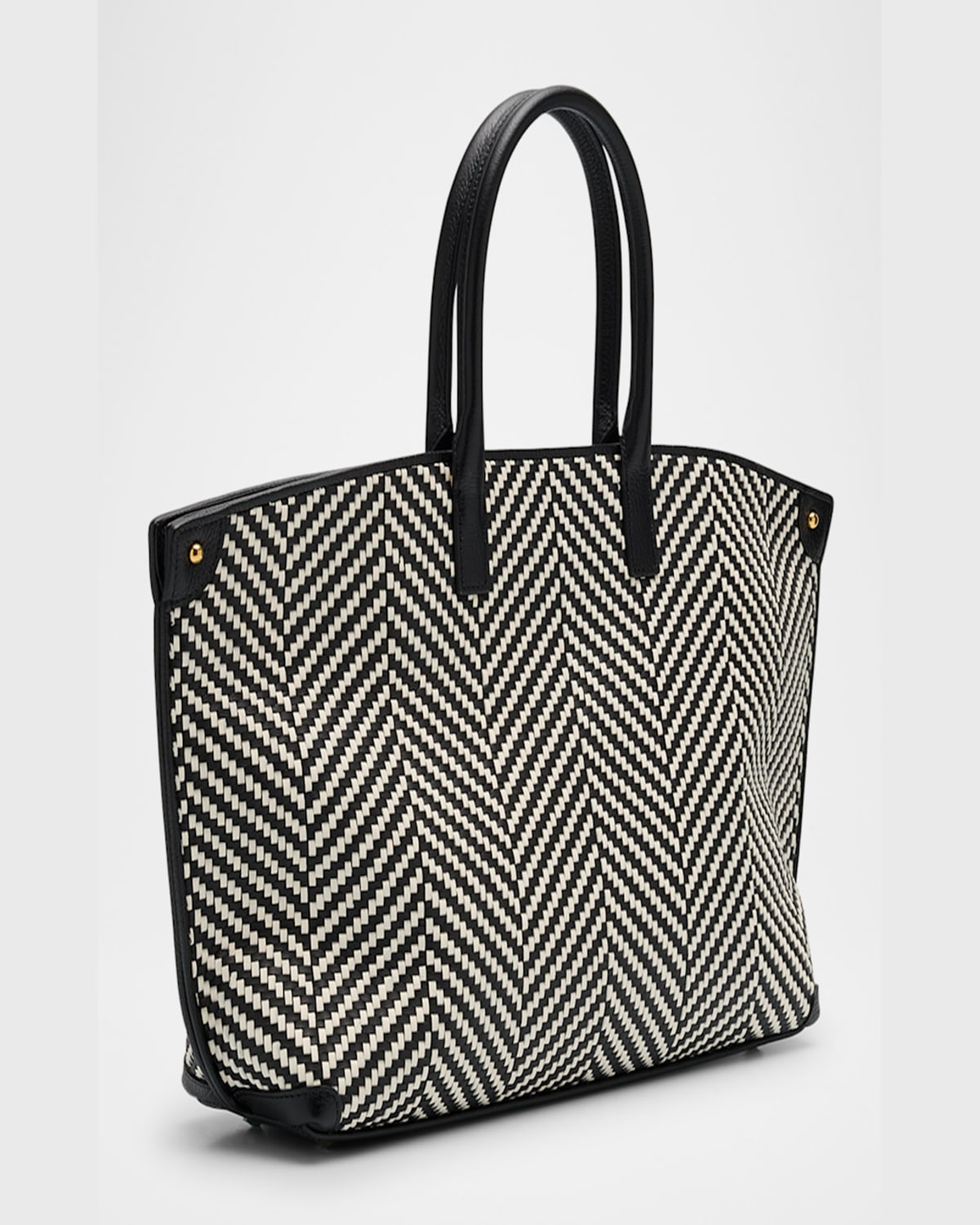 AKRIS AI SMALL BRAIDED LEATHER SHOULDER BAG 