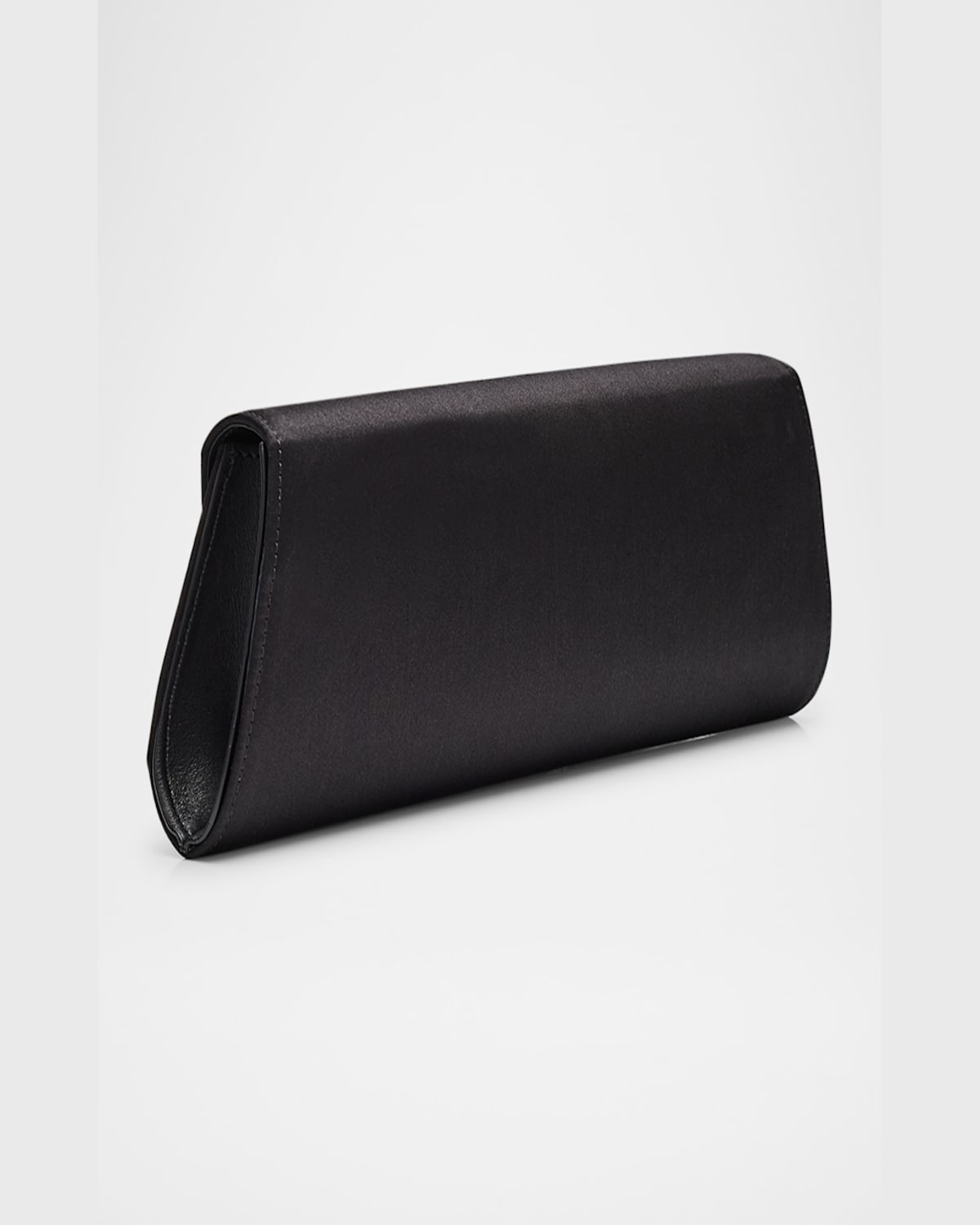 AKRIS ANOUK SMALL SATIN CLUTCH BAG 