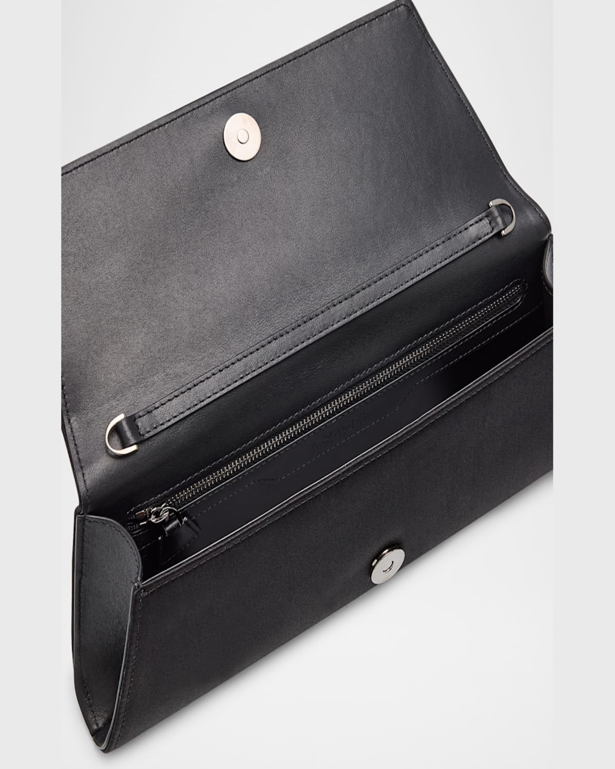 AKRIS ANOUK SMALL SATIN CLUTCH BAG 