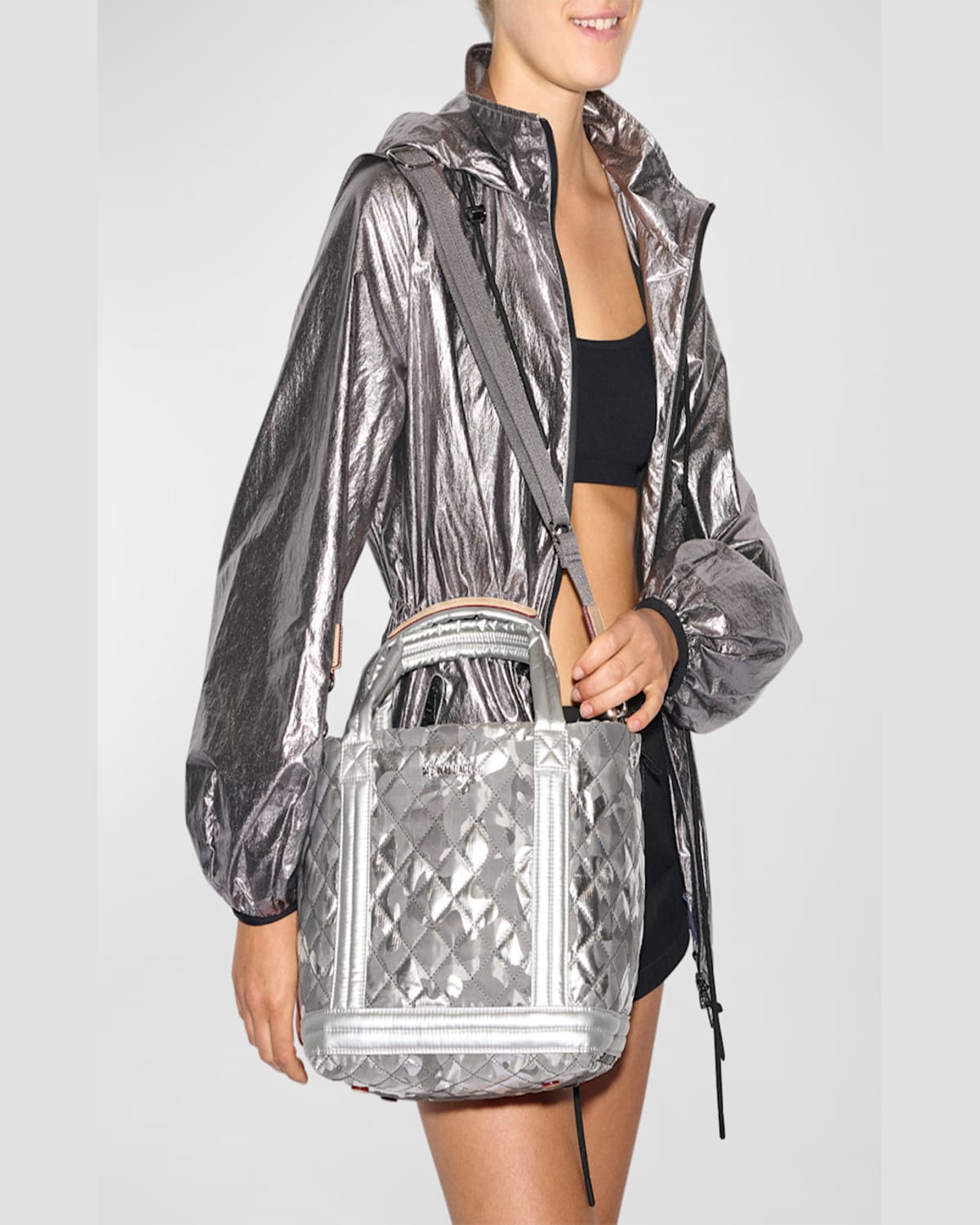 Mz Wallace Empire Small Quilted Tote Bag In Multi