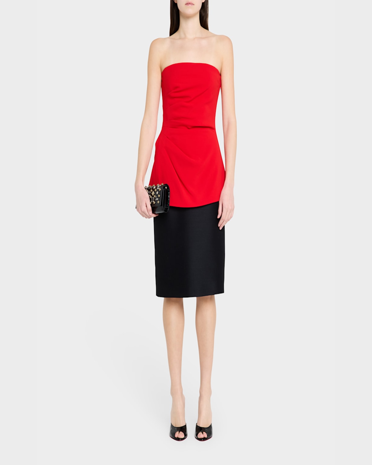 Shop Christian Louboutin Paloma Loubinthesky Patent Leather Wallet On Chain In Black/multi