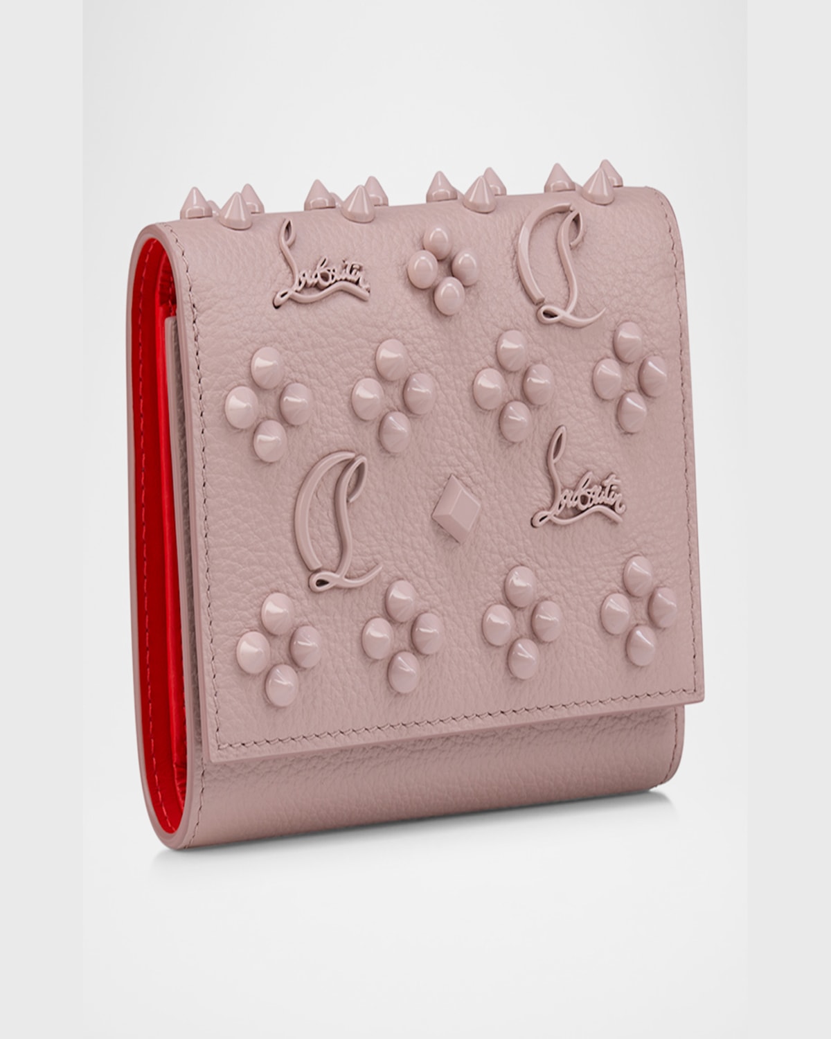 Christian Louboutin Rose Vintage Women's Wallet In Vintage Rose
