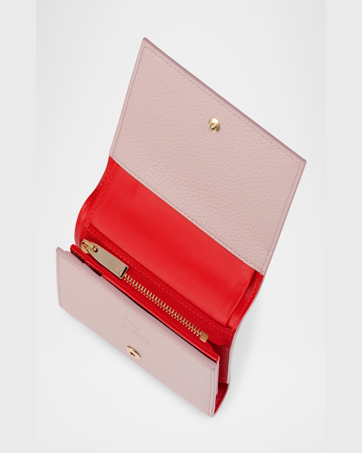Christian Louboutin Rose Vintage Women's Wallet In Vintage Rose