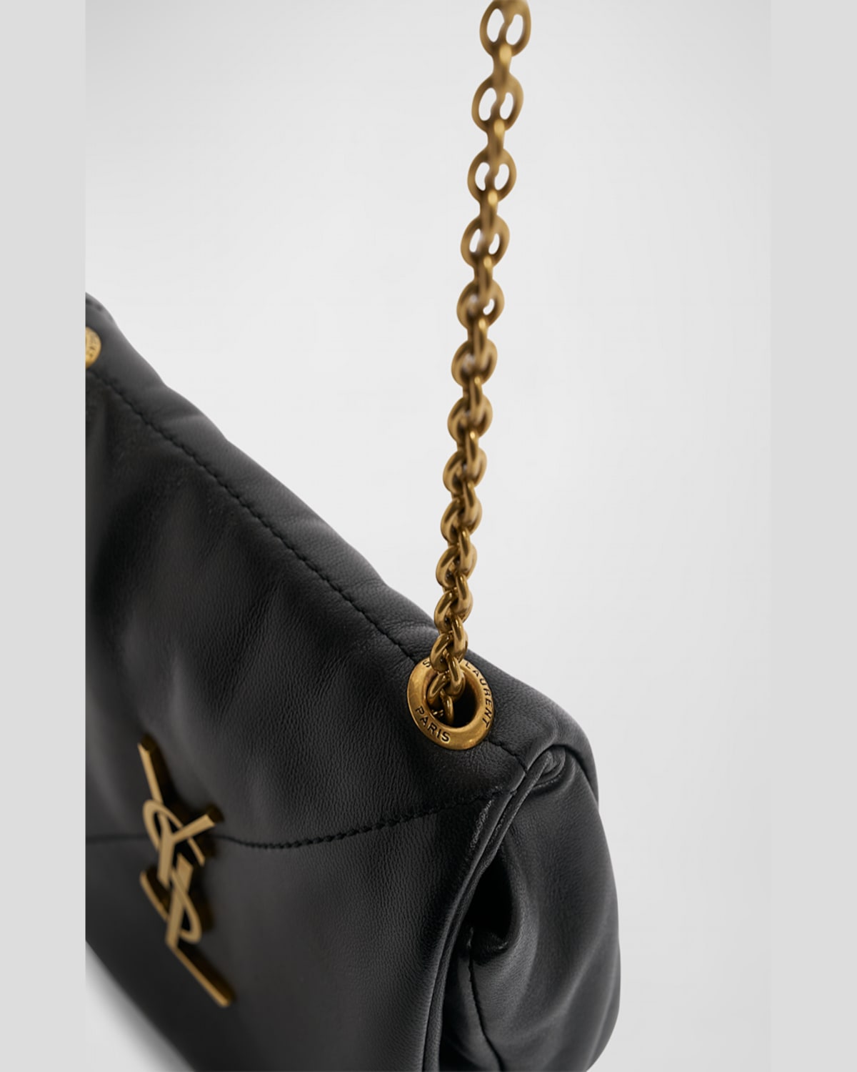 Saint Laurent Jamie 4.3 Nano Ysl Crossbody Bag In Quilted Leather In Nero