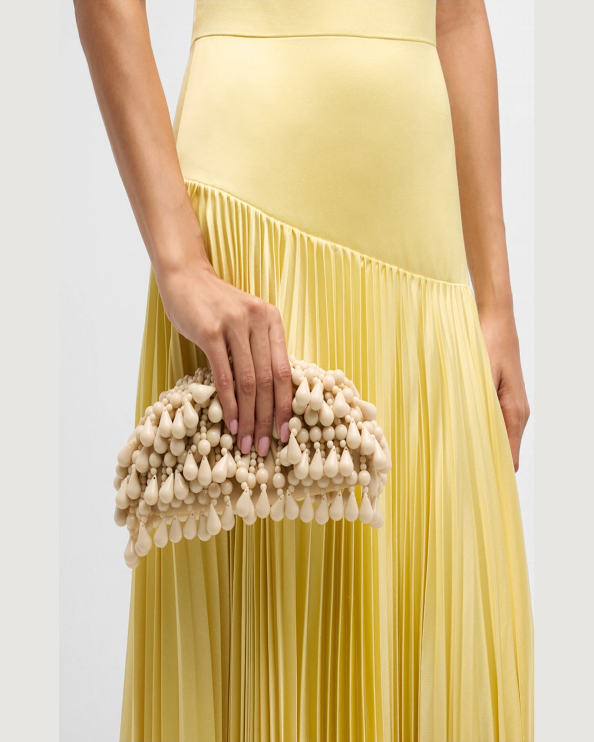 CULT GAIA JAALA NANO BEADED CLUTCH BAG 