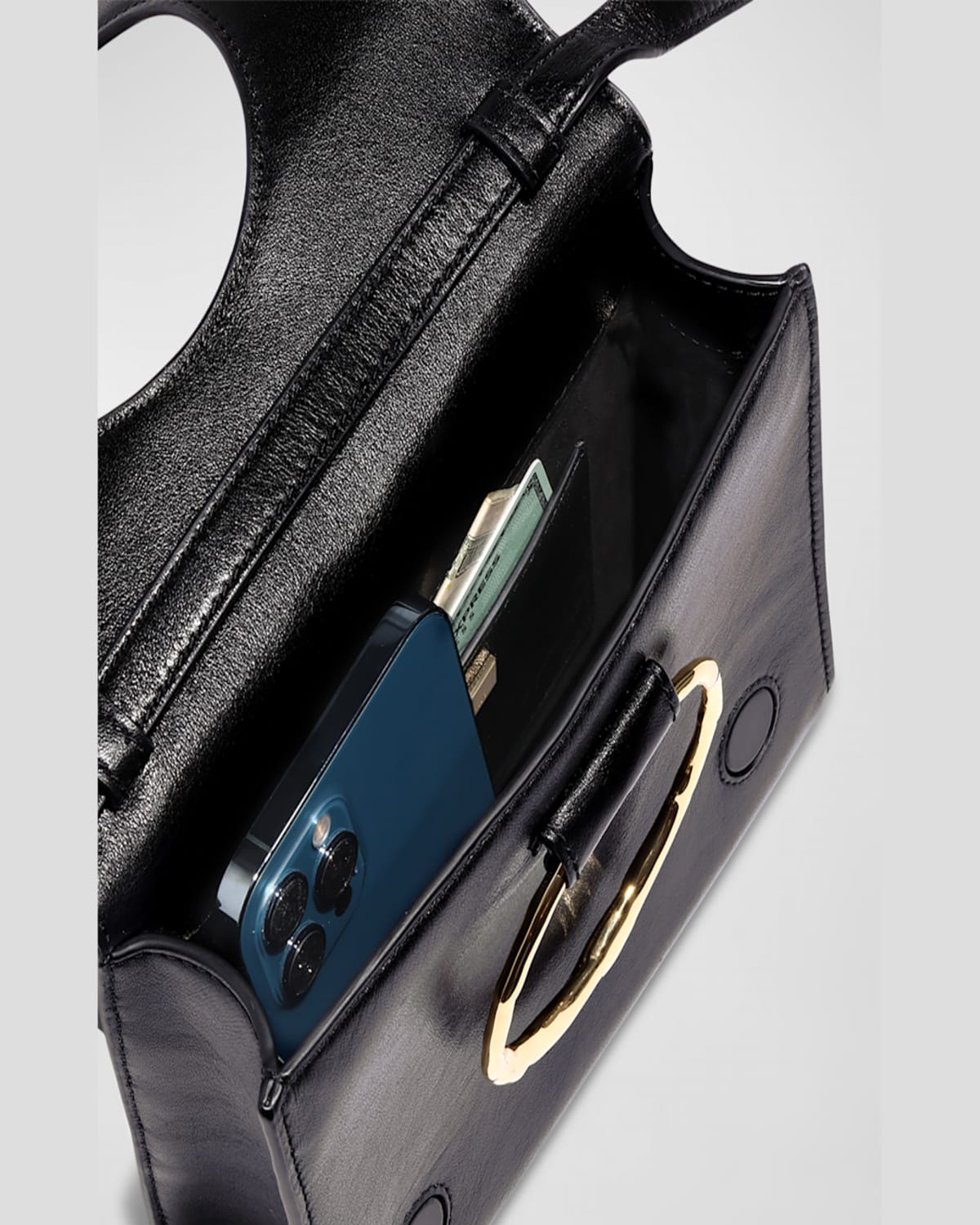 ALEXIS BITTAR THE HUNTER CONVERTIBLE LEATHER CROSSBODY BAG 