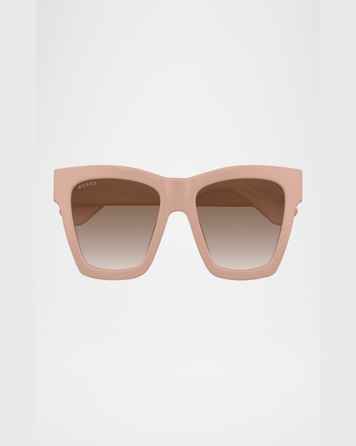 Gucci Cat-eye Gradient Plastic Sunglasses In Avana
