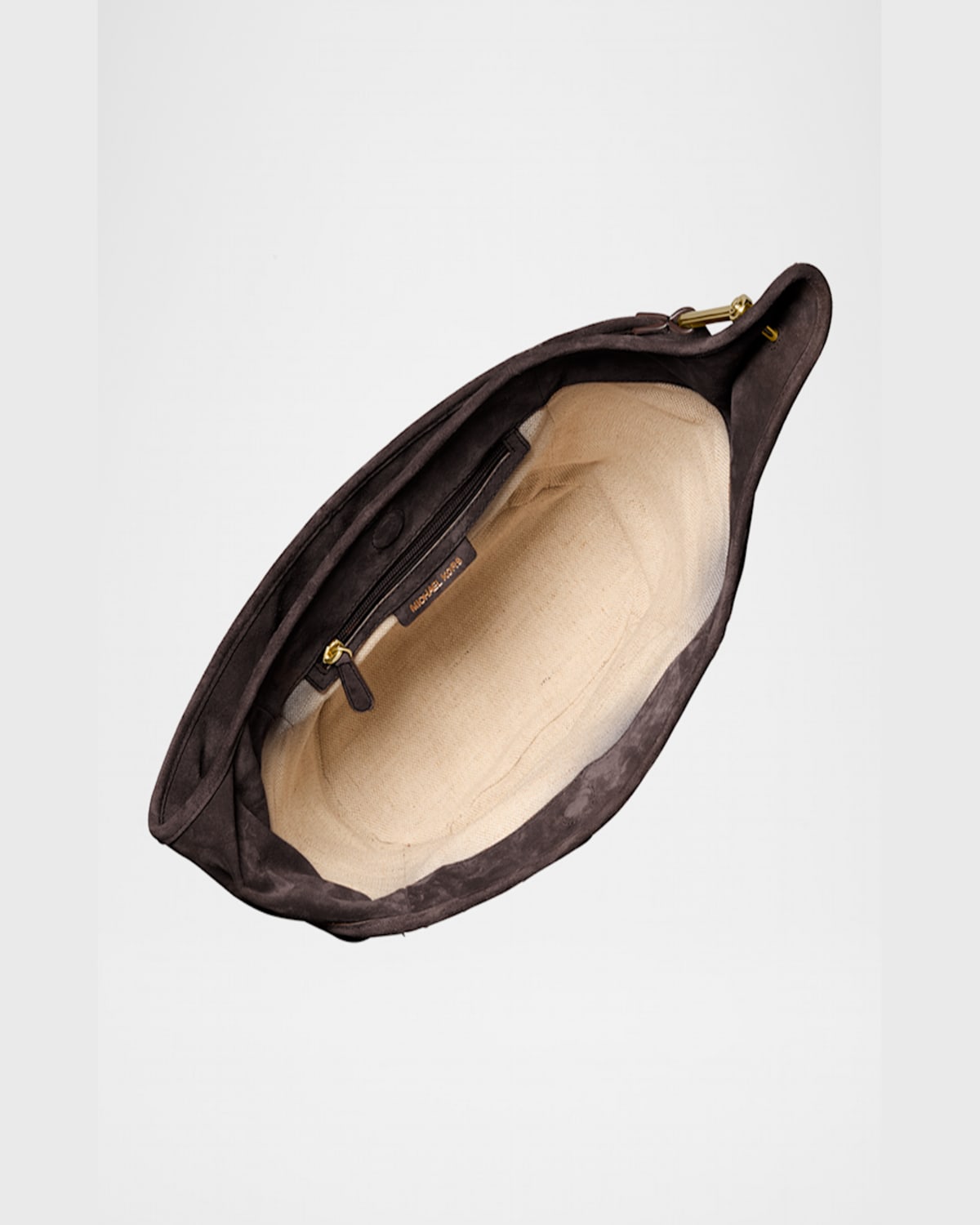 Shop Michael Michael Kors Sonny Suede Hobo Bag In Chocolate