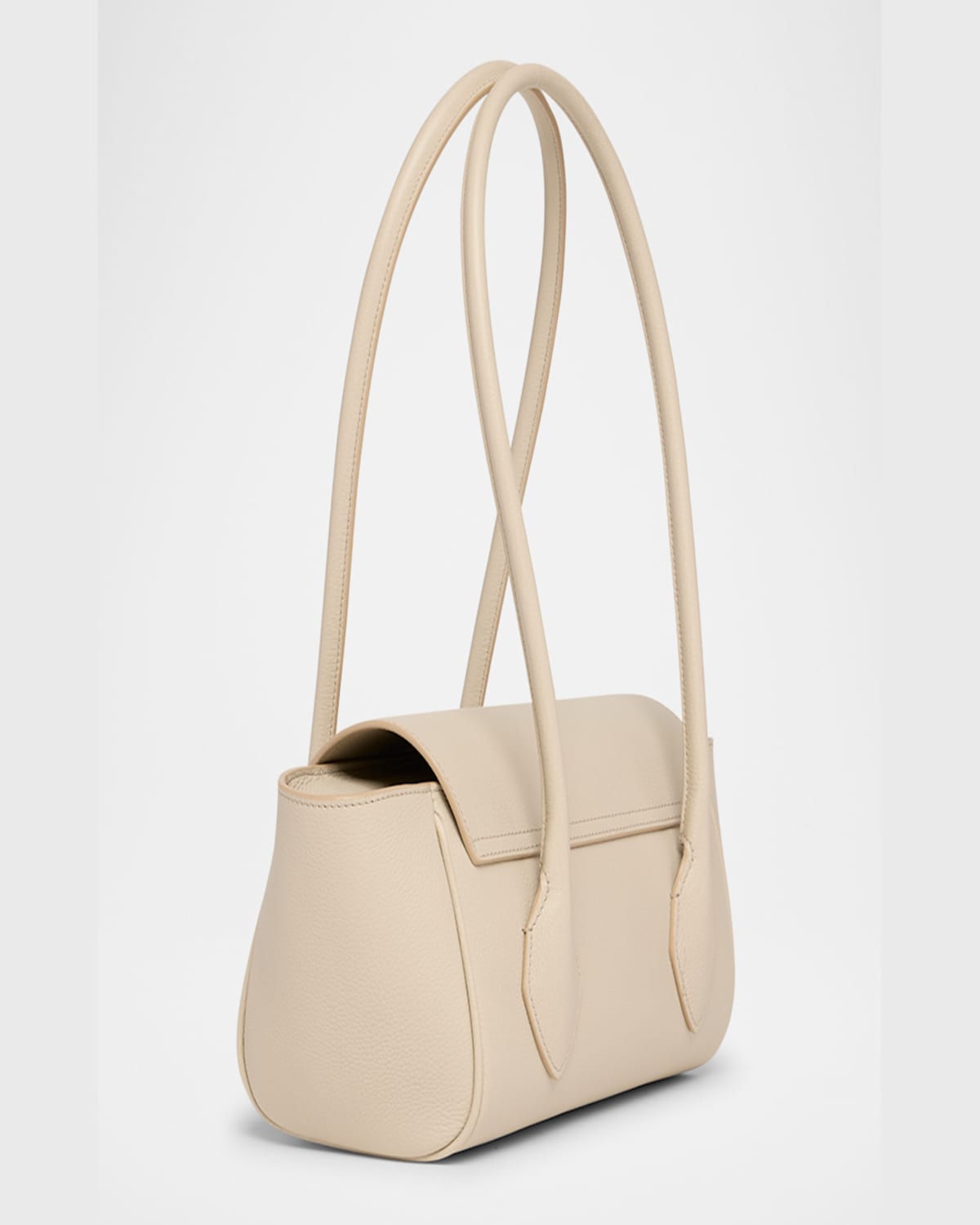 Ferragamo Small Firenze Shoulder Bag In Stone