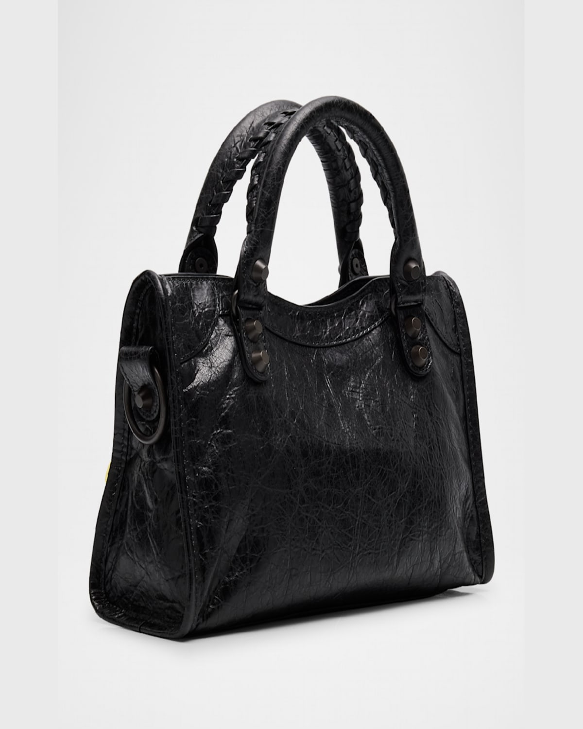Balenciaga Le City Mini Bag With Charms In Black