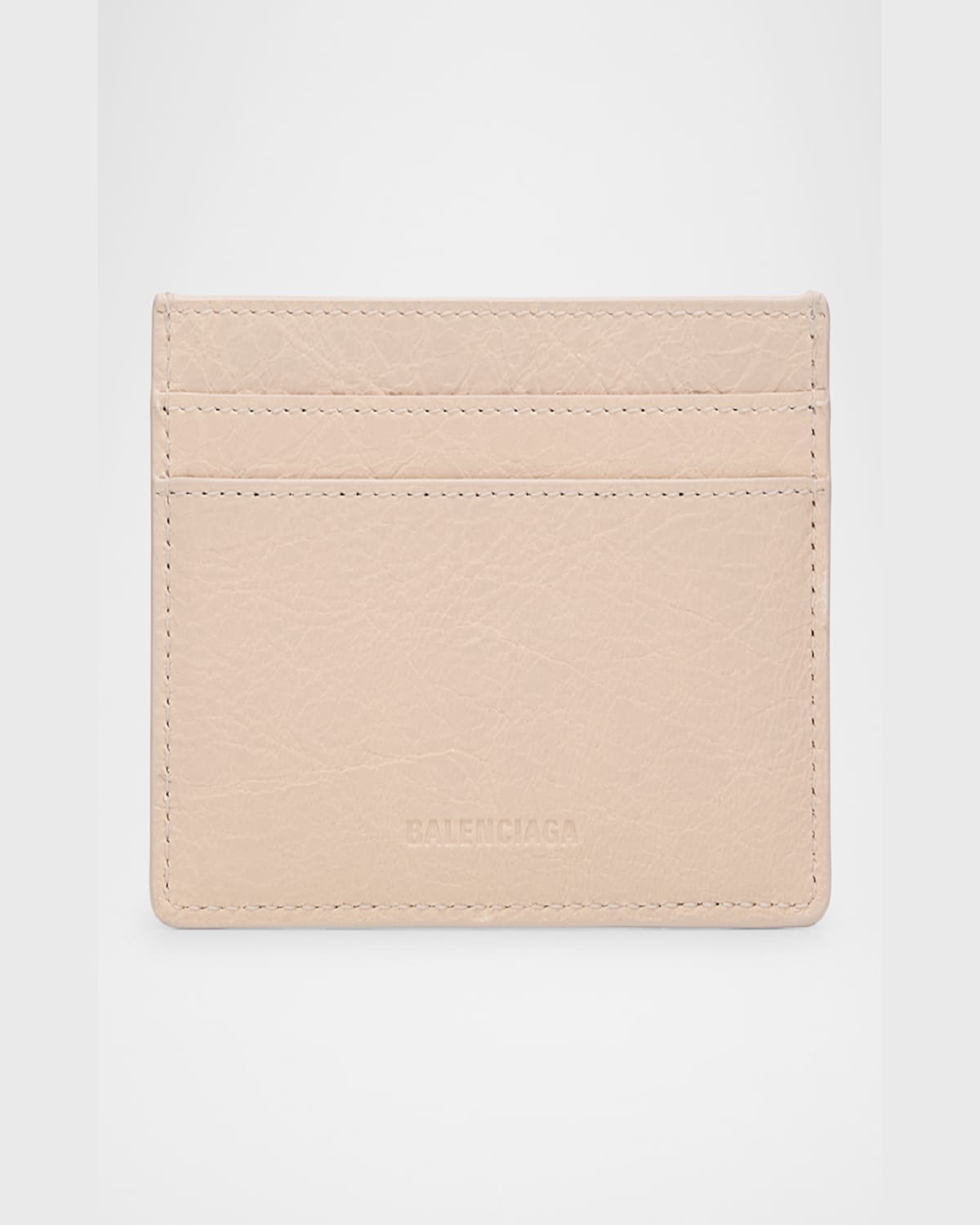 Balenciaga Le City Card Holder In 2910 Almond