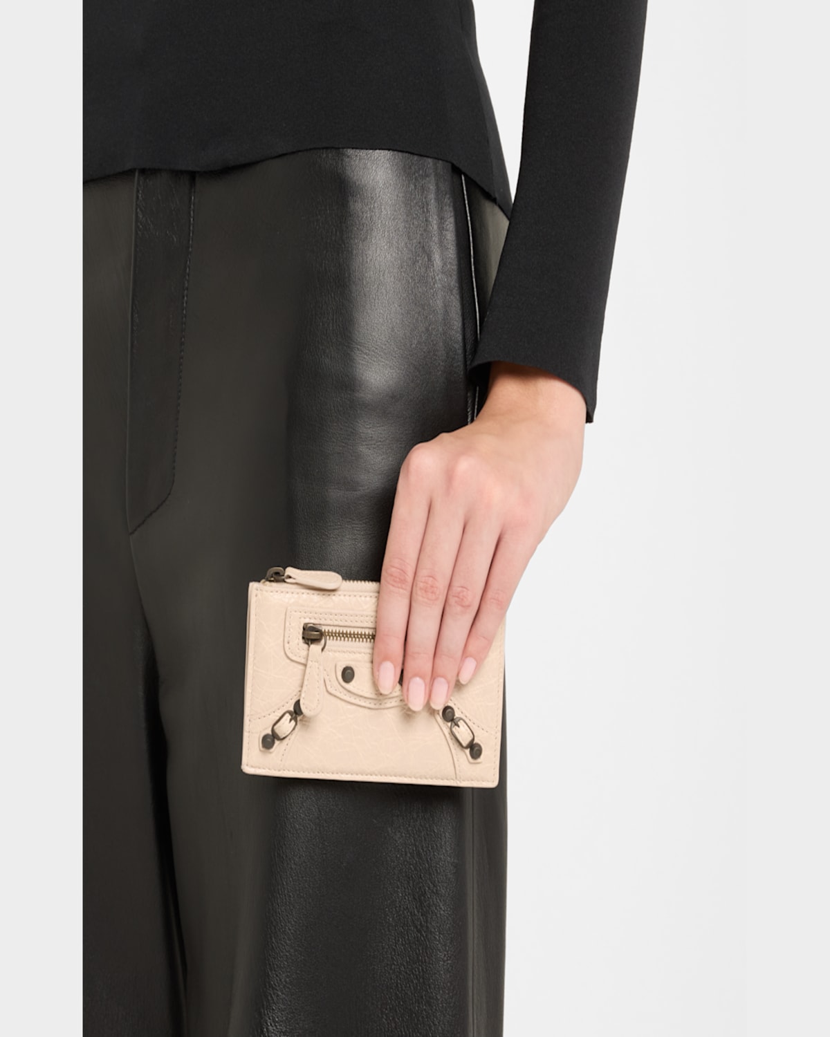 Balenciaga Le City Long Coin And Card H In 2910 Almond