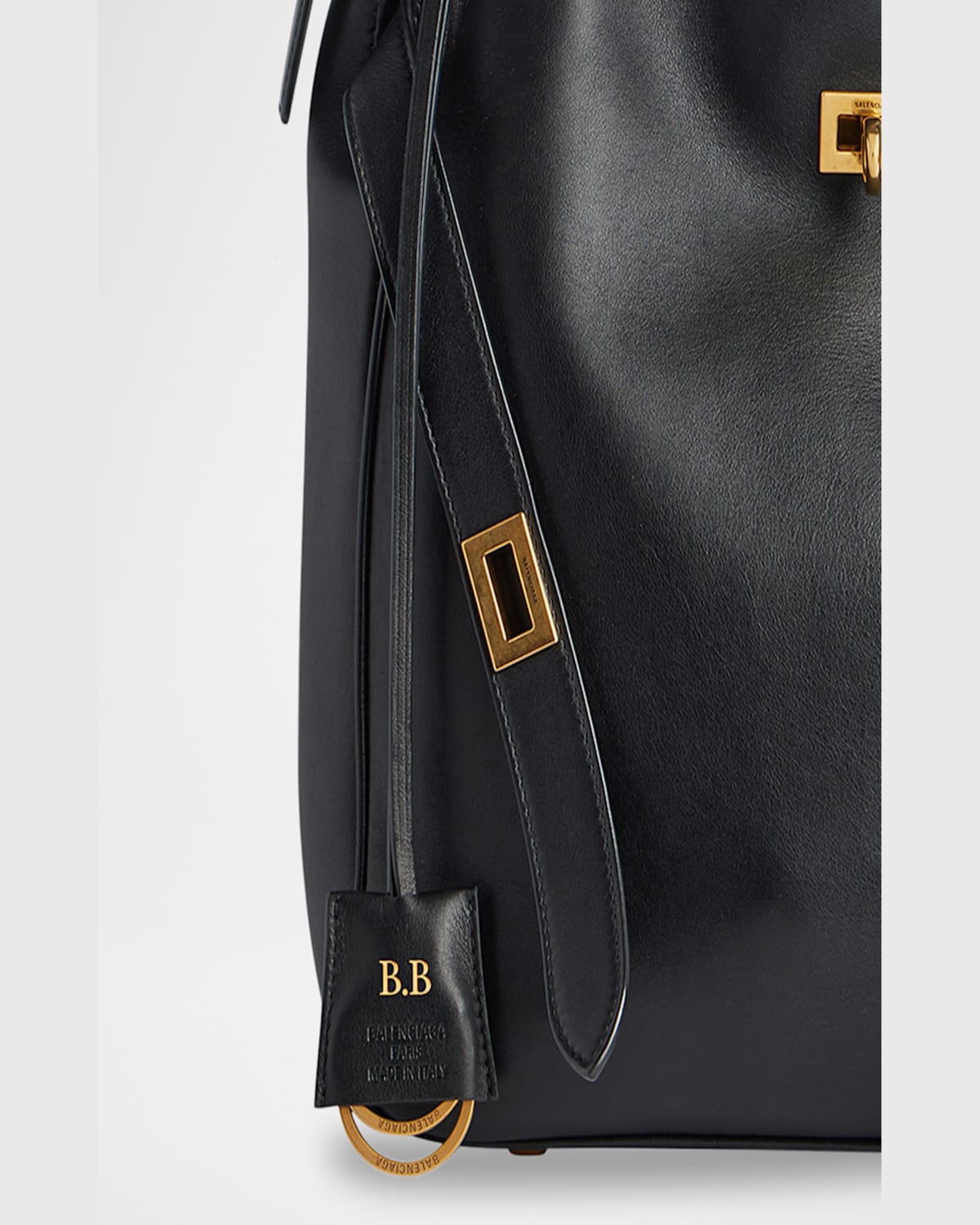 Balenciaga Bel Air Small Shoulder Bag In Latte