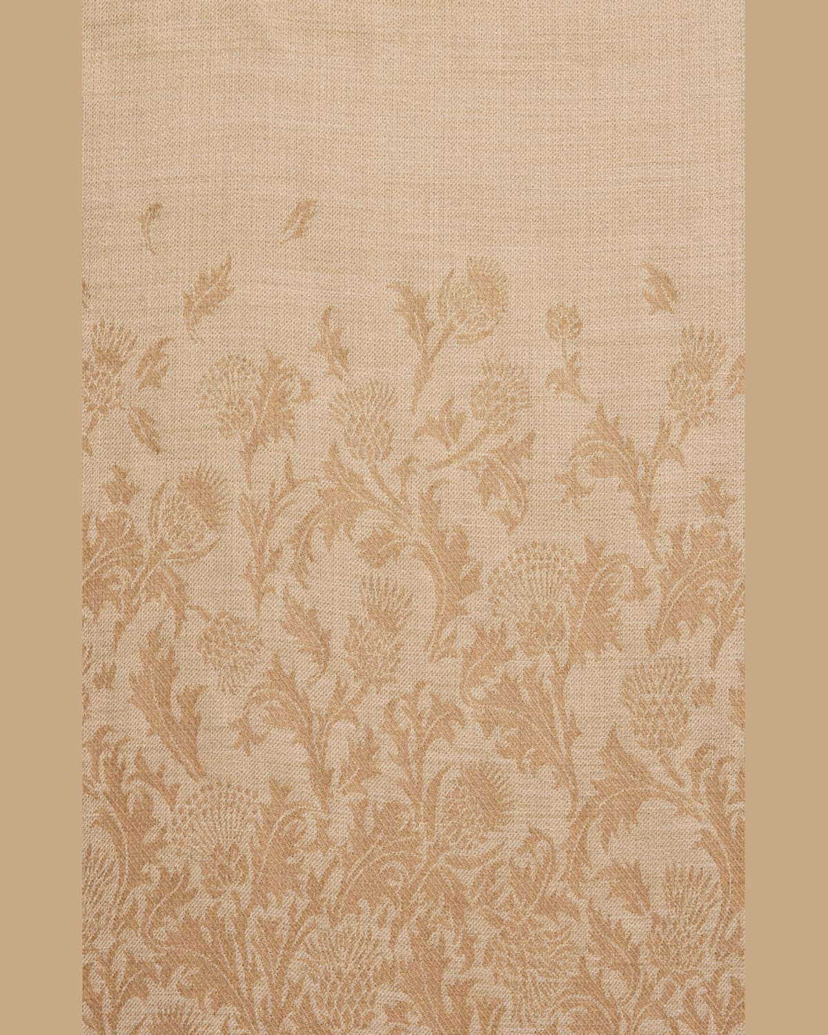 Loro Piana Printed Cashmere-silk Scarf In Pale Biscuit/sand