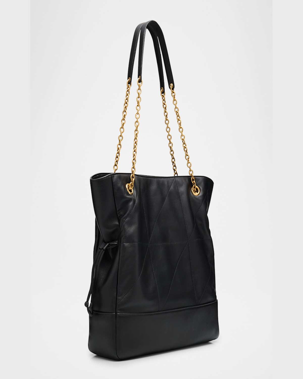 Saint Laurent Jamie 4.3 Shopping Tote Bag In Quilted Leather In Light Musk