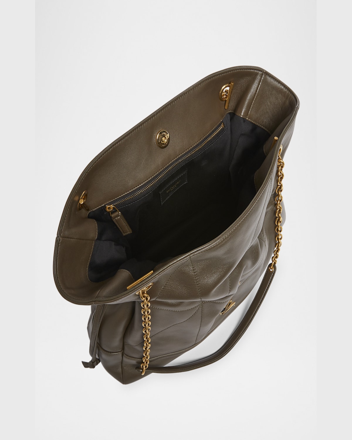 Saint Laurent Jamie 4.3 Shopping Tote Bag In Quilted Leather In Dark Bordeaux