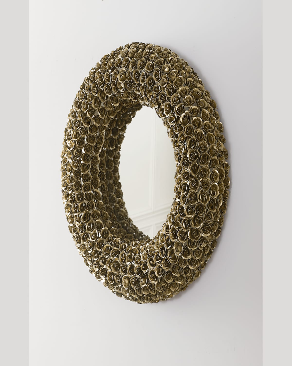 Neiman Marcus Rose Mirror In Gold