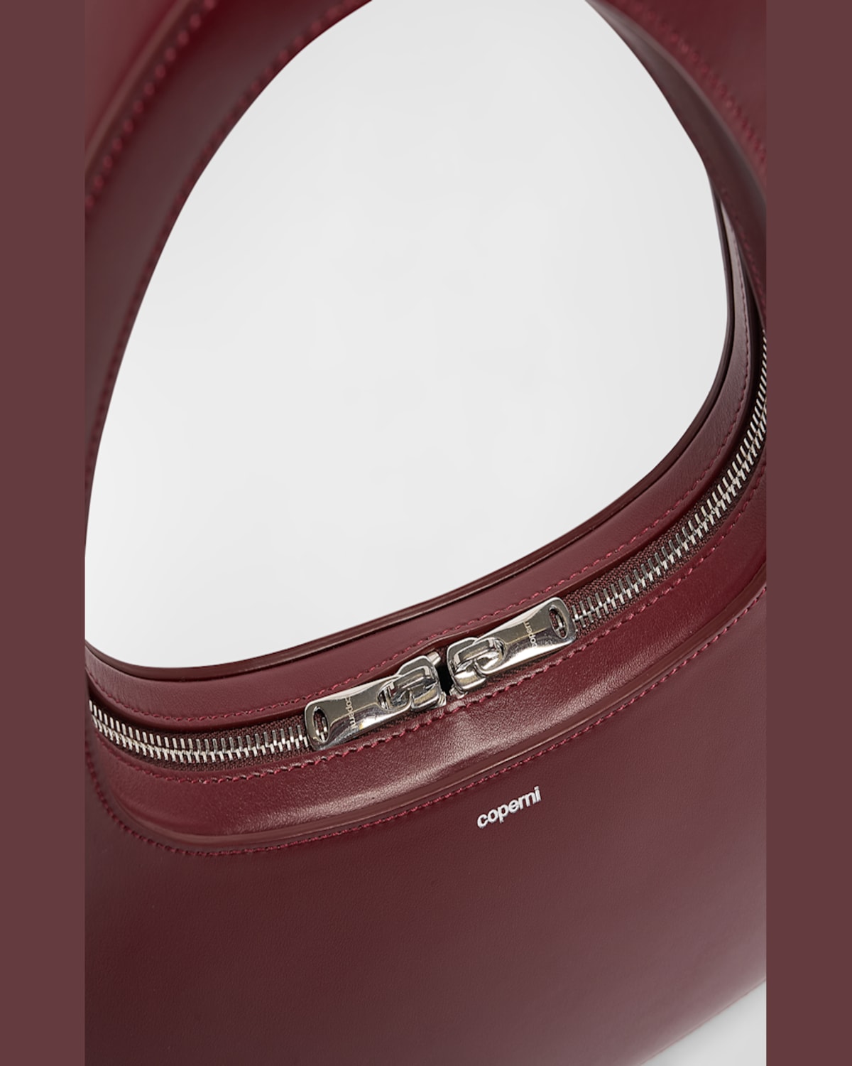COPERNI SWIPE LARGE ZIP LEATHER SHOULDER BAG 