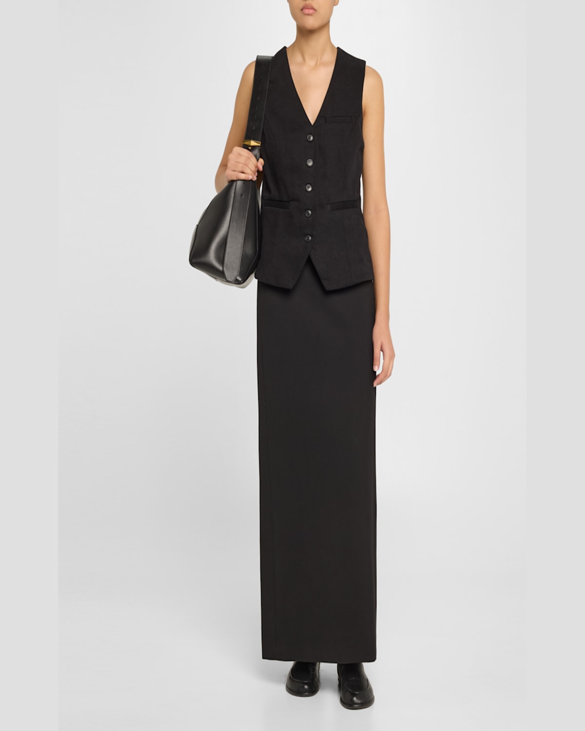 Jimmy Choo Diamond Structured Shoulder Bag With Metal Hardware In Black