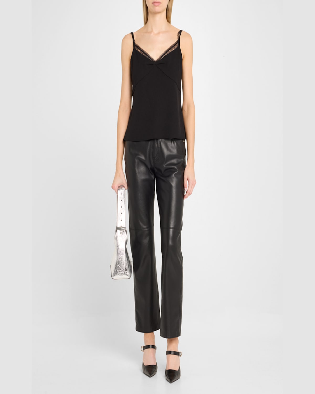 Jimmy Choo Diamond Small Embellished Leather Shoulder Bag In Silveras
