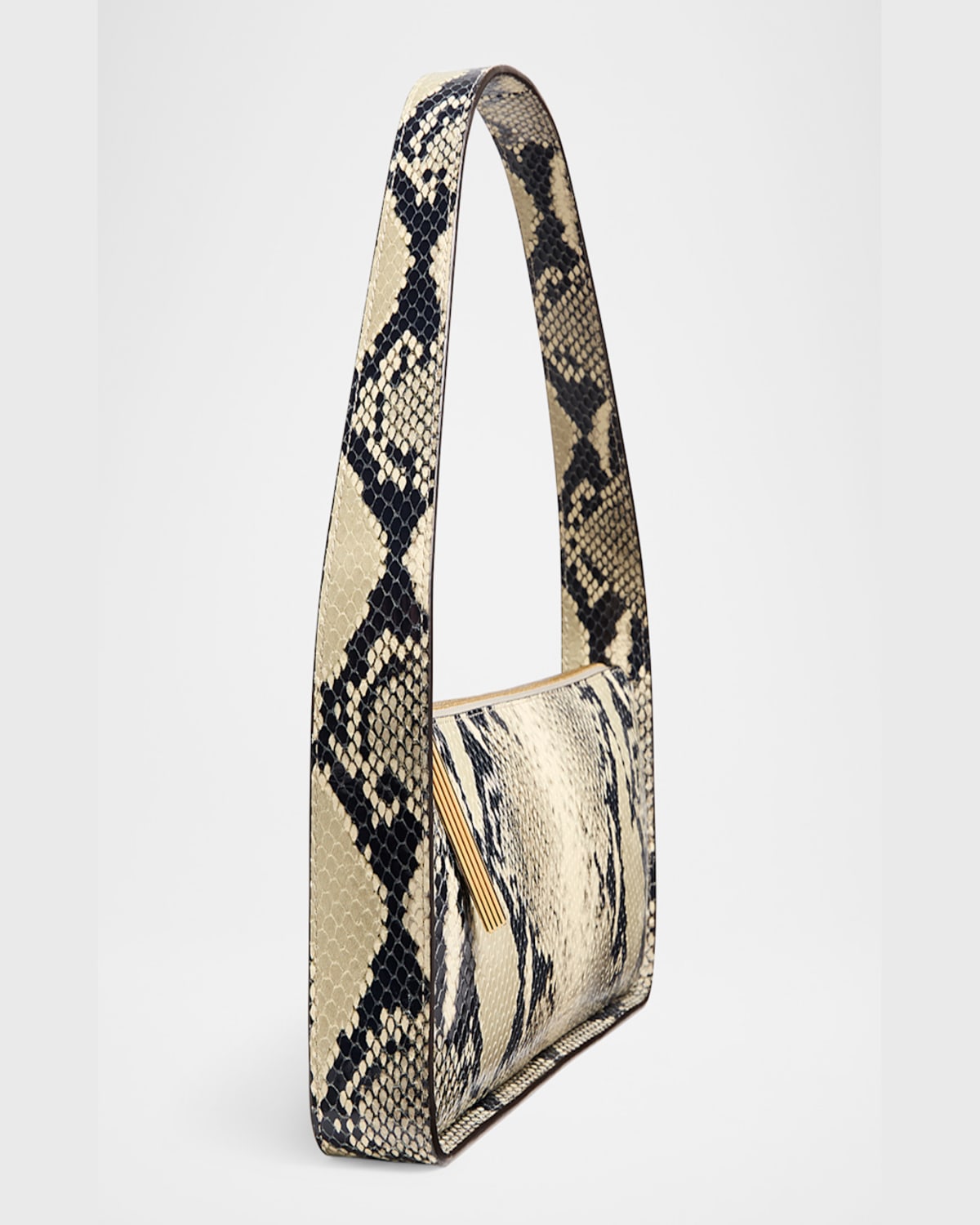 AKRIS AI CANVAS & LEATHER TOTE BAG 