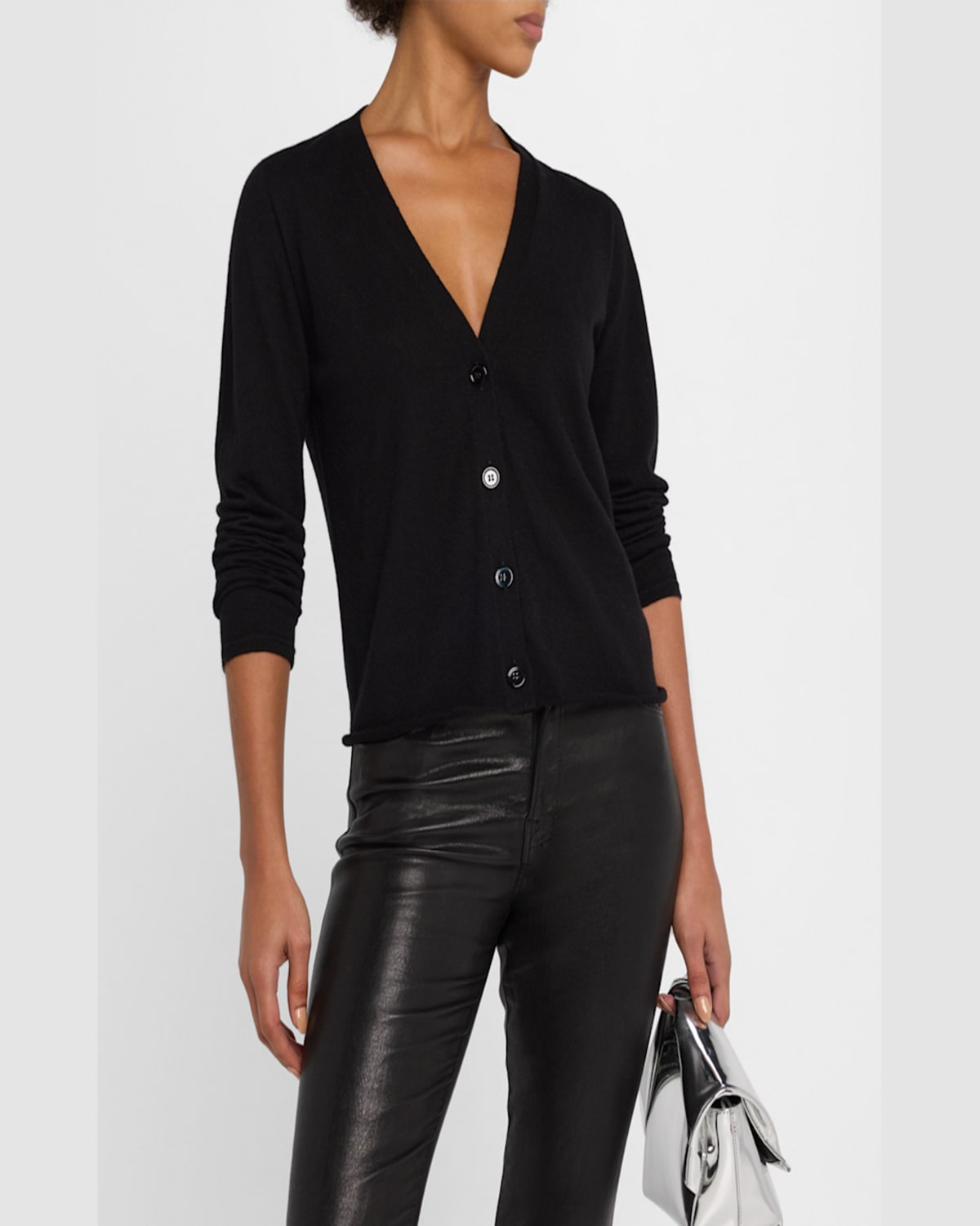 Shop Majestic Machine Washable Cashmere Cardigan