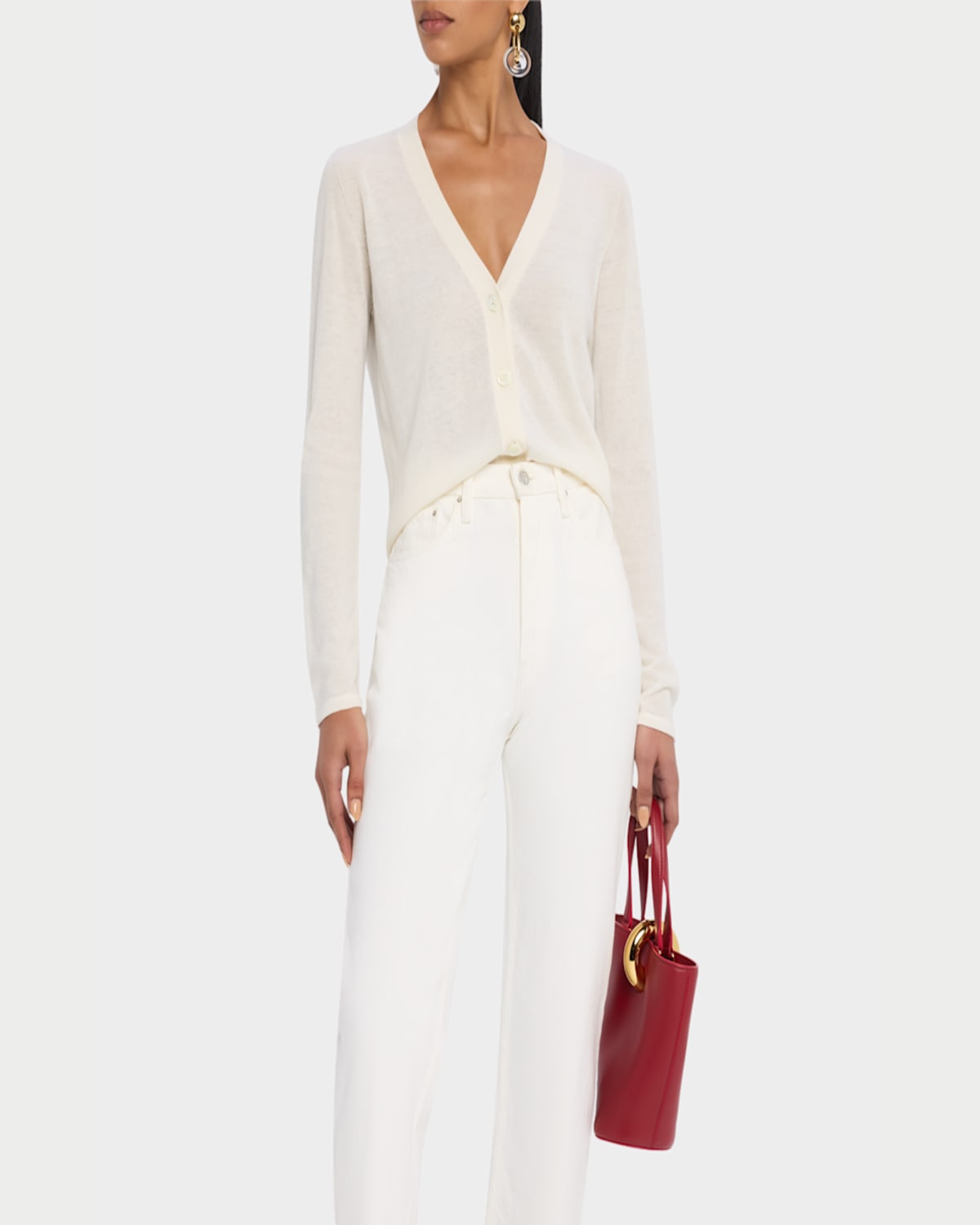 Shop Majestic Machine Washable Cashmere Cardigan
