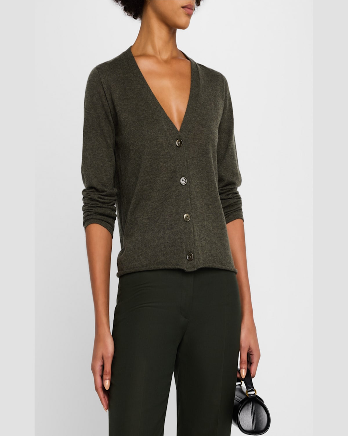 Shop Majestic Machine Washable Cashmere Cardigan