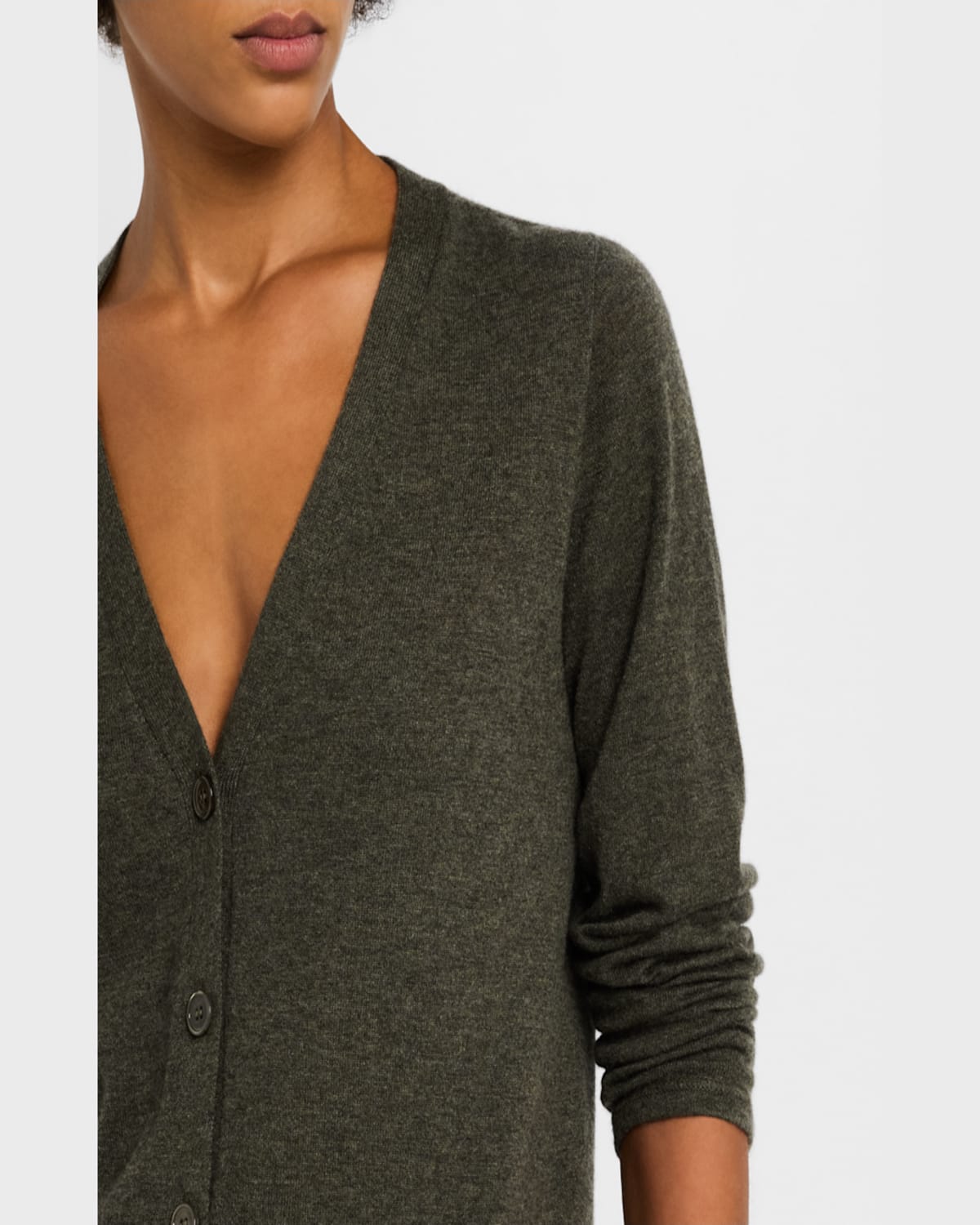 MAJESTIC MACHINE WASHABLE CASHMERE CARDIGAN 