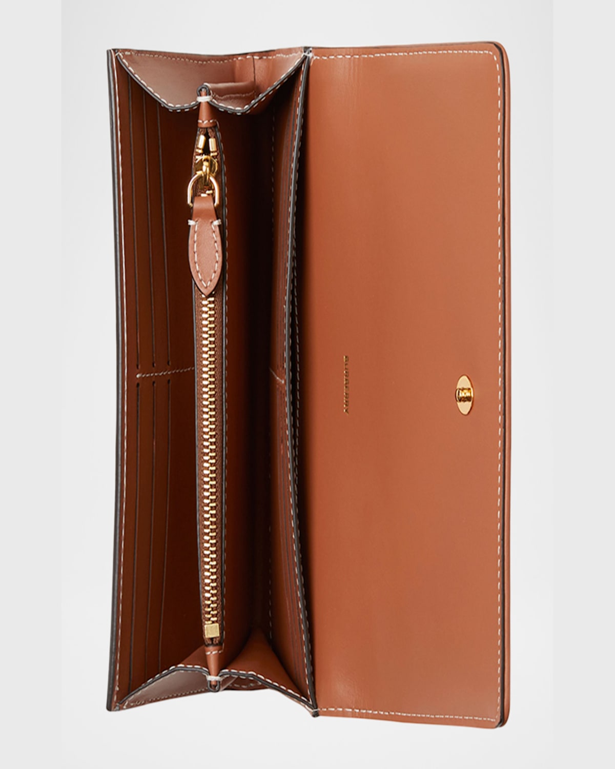 Burberry Halton Check Continental Wallet In Archive Beige