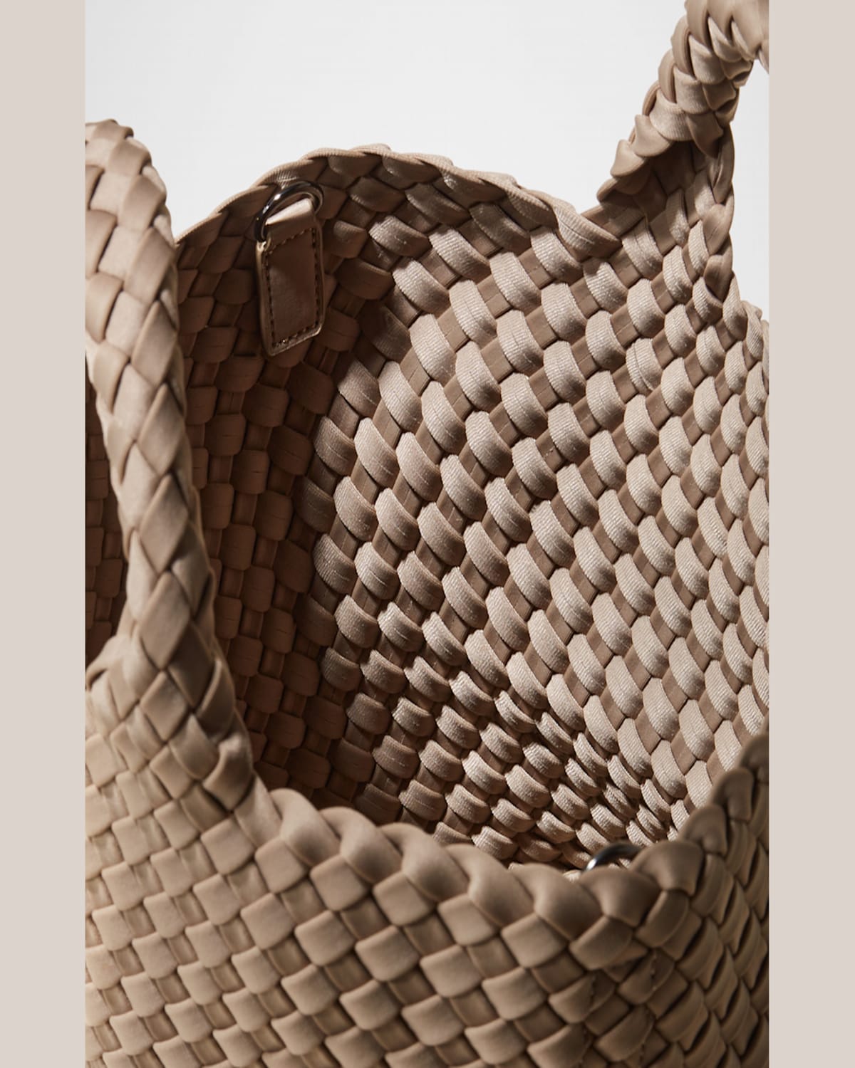 NAGHEDI ST. BARTHS SMALL WOVEN TOTE BAG 
