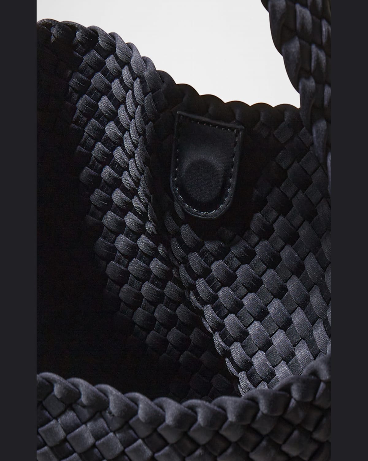 Naghedi Nomad Woven Hobo Bag In Black