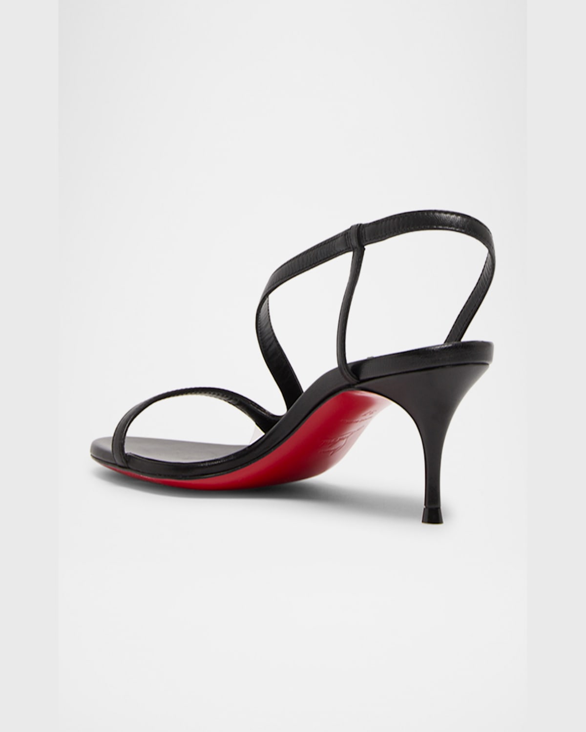 Christian Louboutin Rosalie Leather Red Sole Slingback Sandals