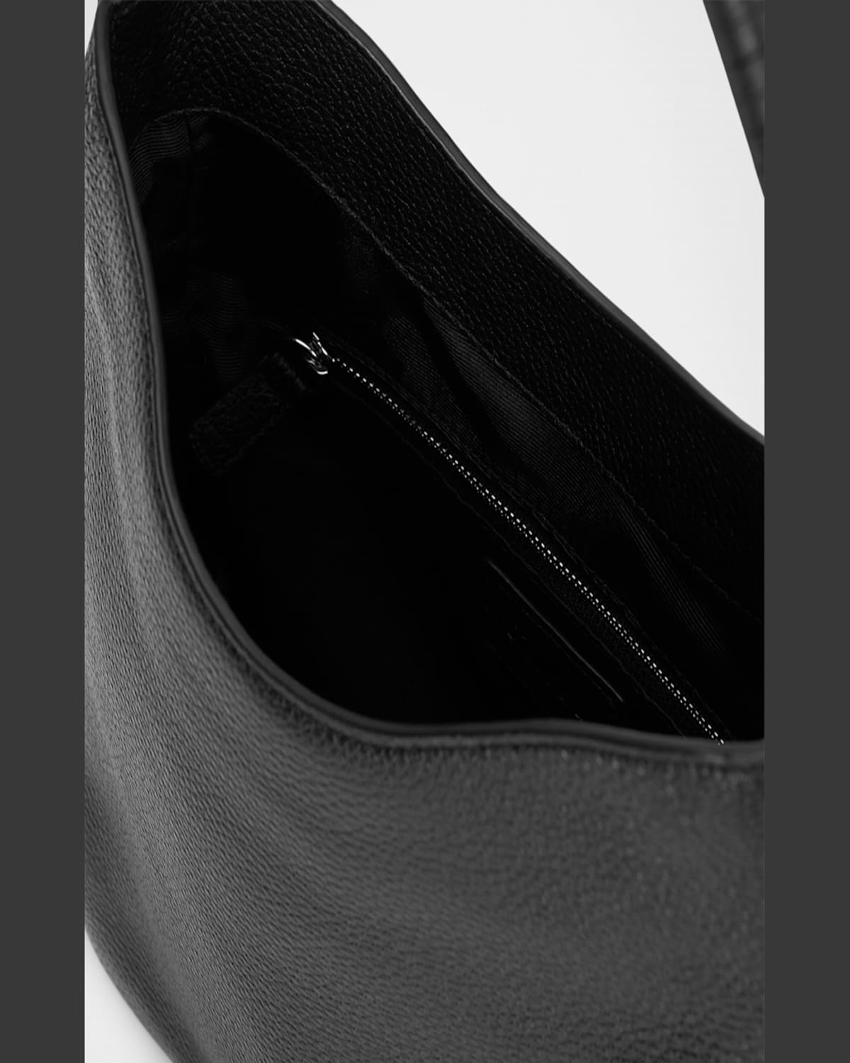 Staud Mel Leather Shoulder Bag In Black