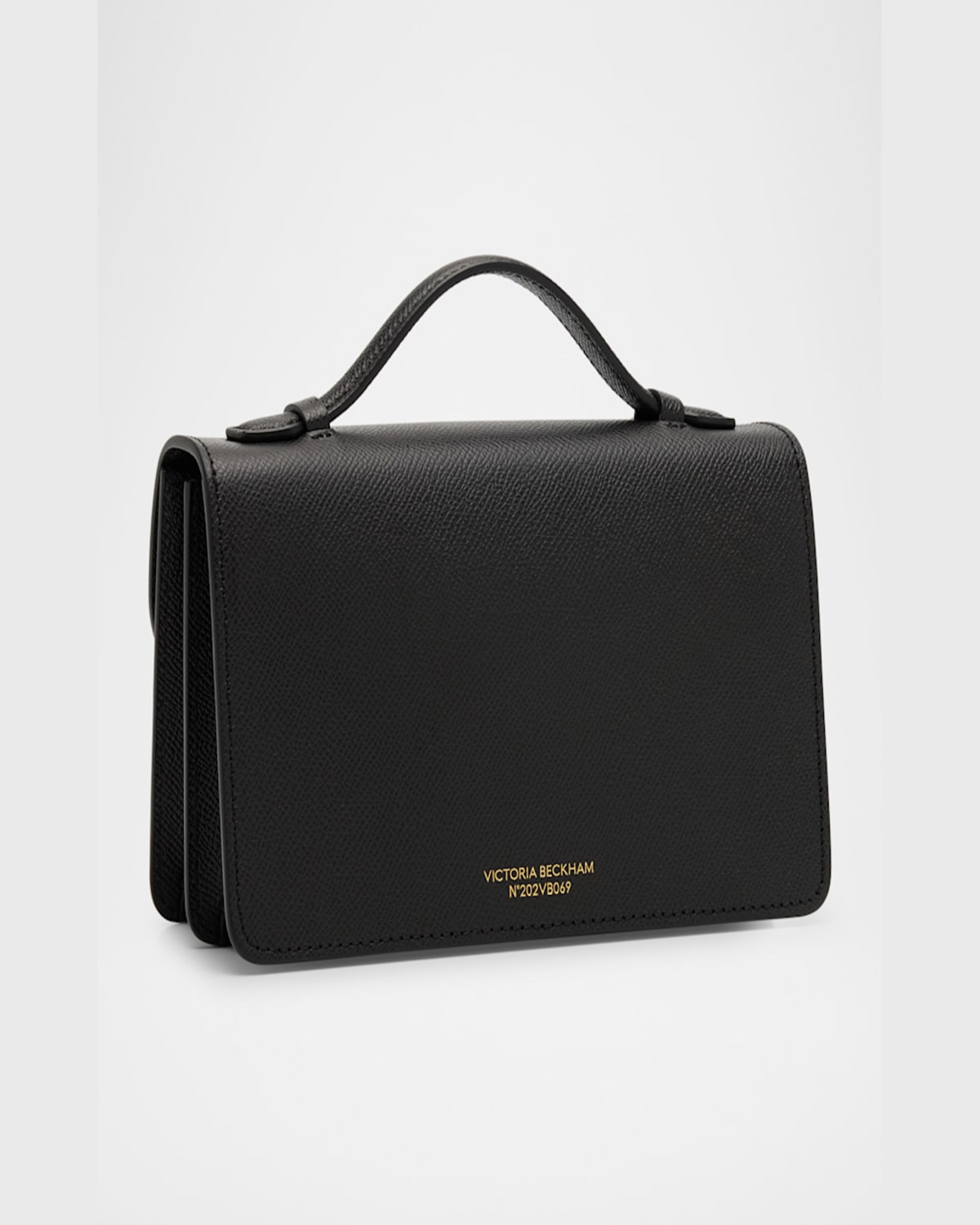 Victoria Beckham Black Mini Dorian Shoulder Bag In Black