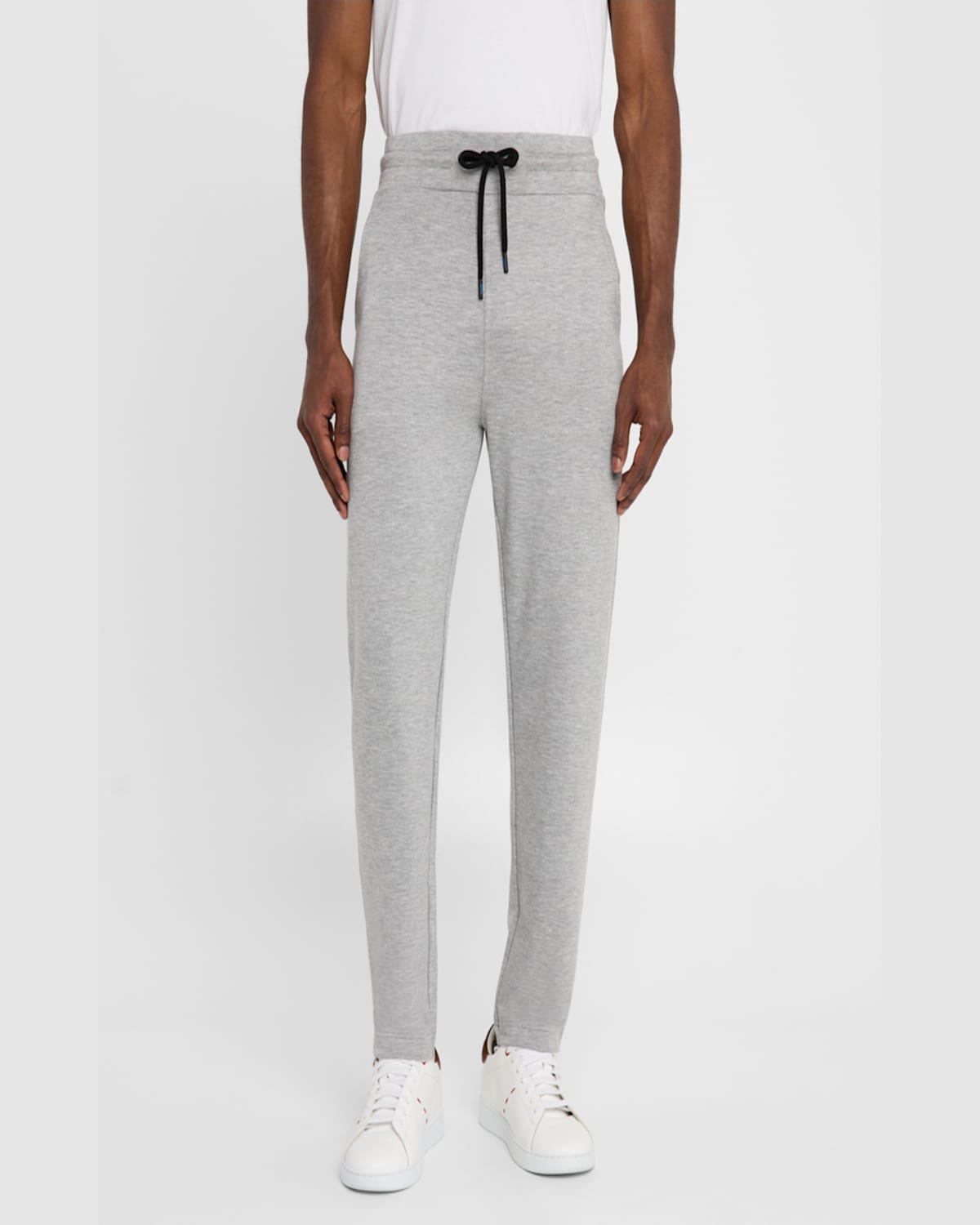 Knt Men's Heathered Drawstring Sweatpants In Gry