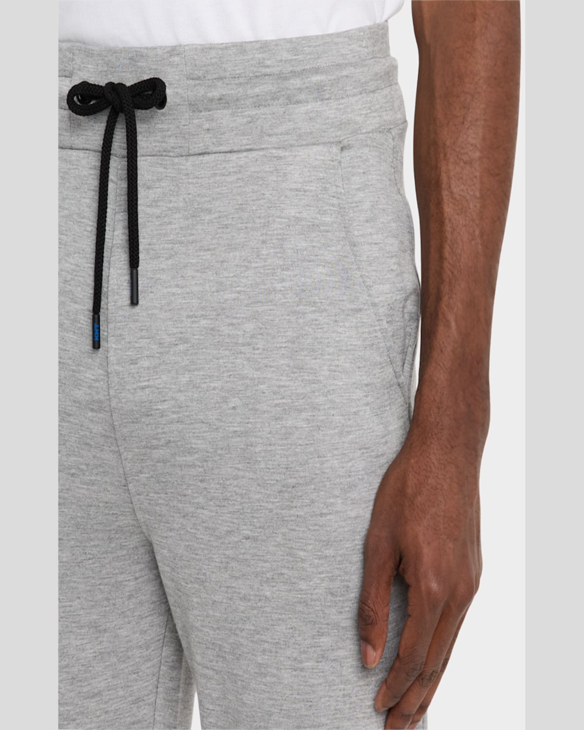 Knt Men's Heathered Drawstring Sweatpants In Gry