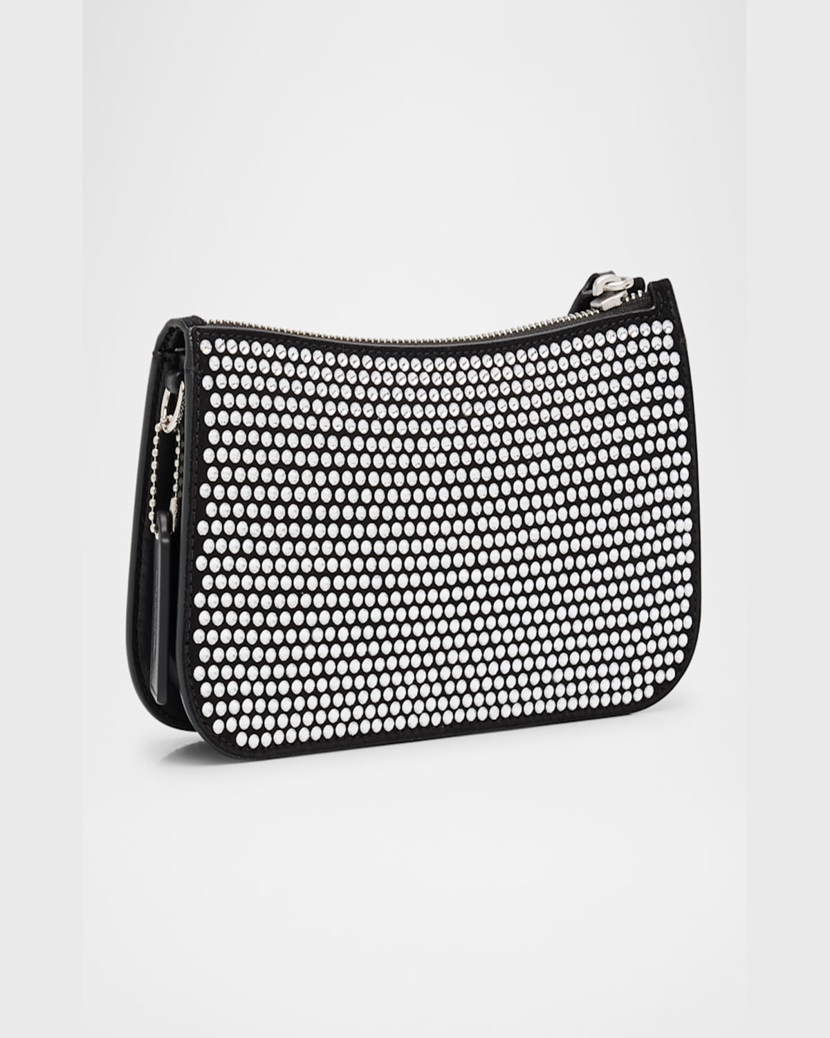 COACH PENN CRYSTAL ZIP SHOULDER BAG 