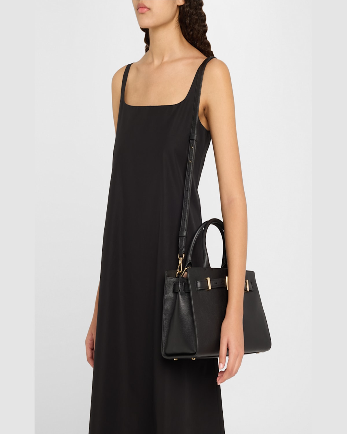 Kate Spade Tribeca Pebbled Leather Top-handle Bag In Black