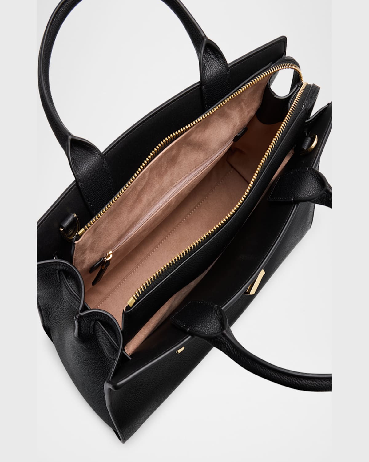Kate Spade Tribeca Pebbled Leather Top-handle Bag In Black