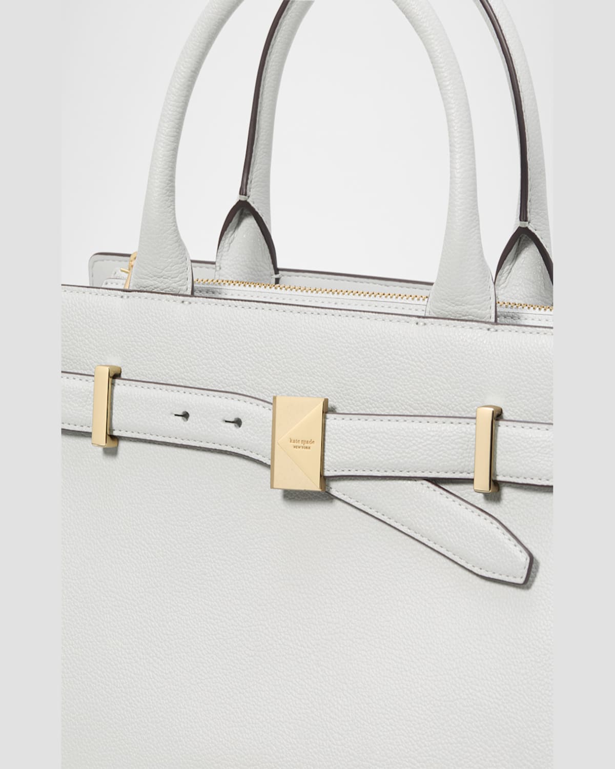 Kate Spade Tribeca Pebbled Leather Top-handle Bag In Black