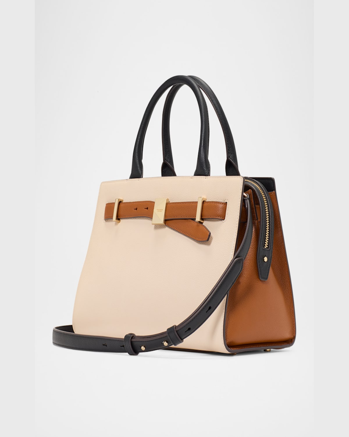 Kate Spade Tribeca Colorblock Pebbled Leather Crossbody Bag In Milk Glass Multi