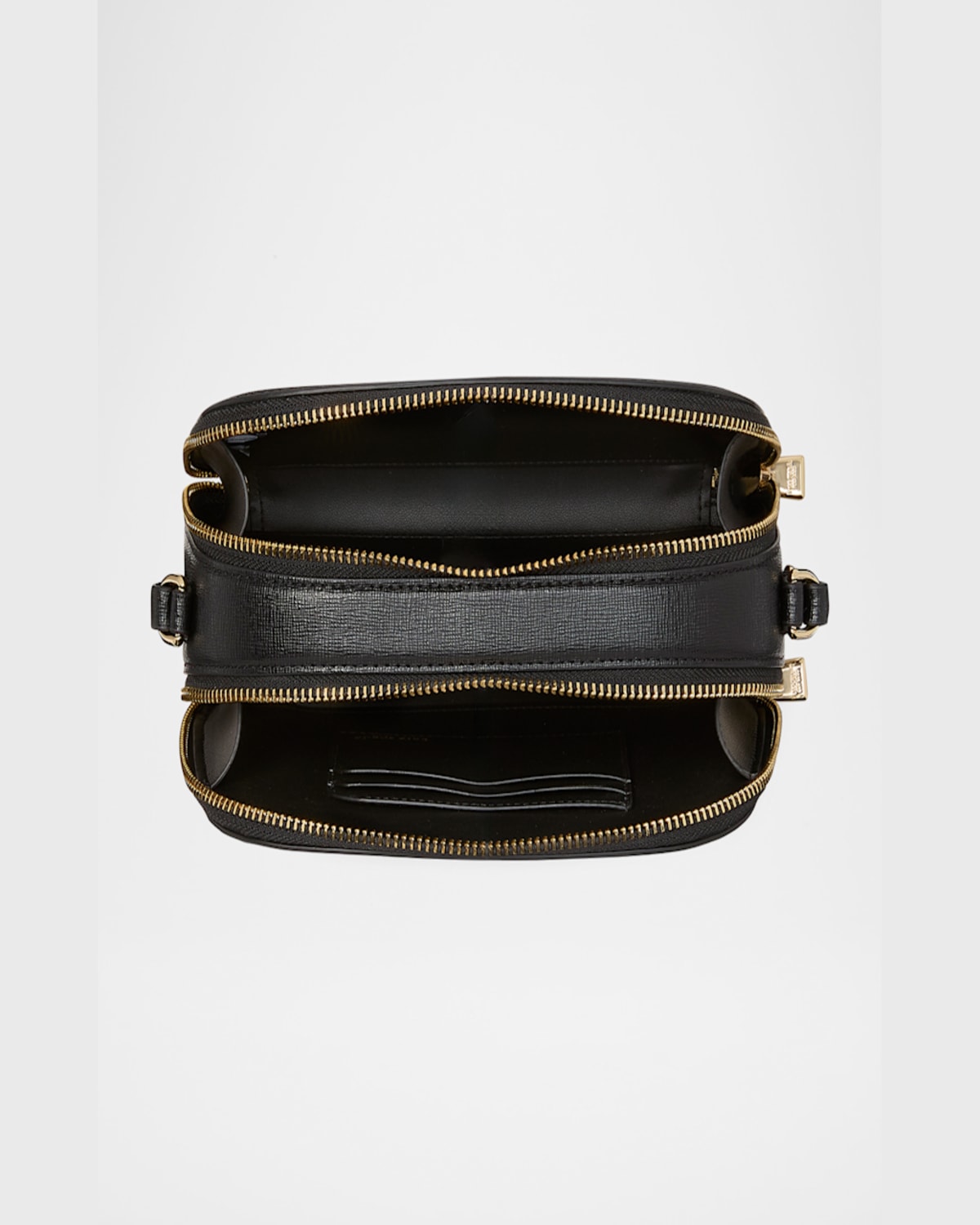 Kate Spade New York Devin Saffiano Leather Double Crossbody Bag In Black