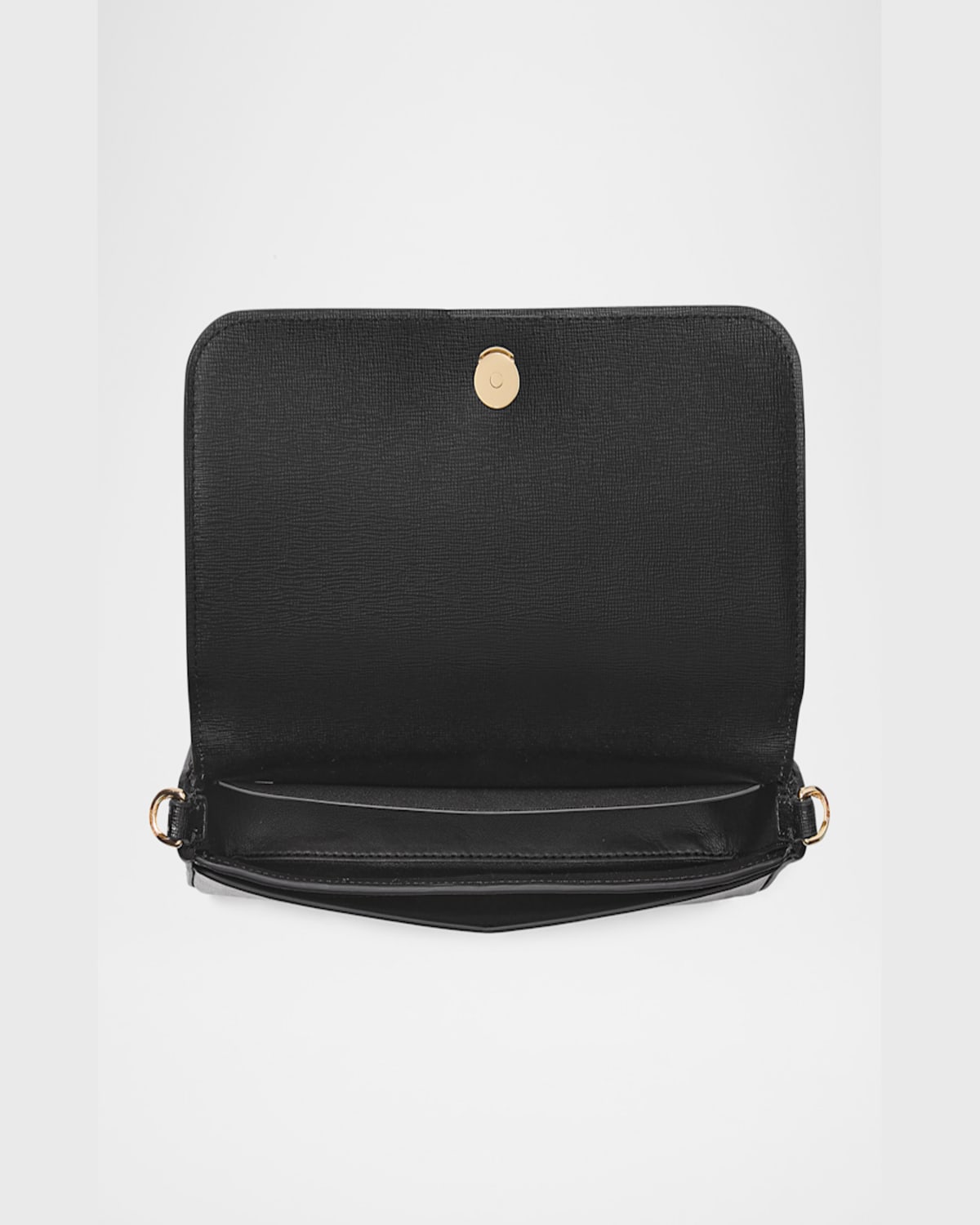 Kate Spade New York Devin Saffiano Flap Clutch In Black