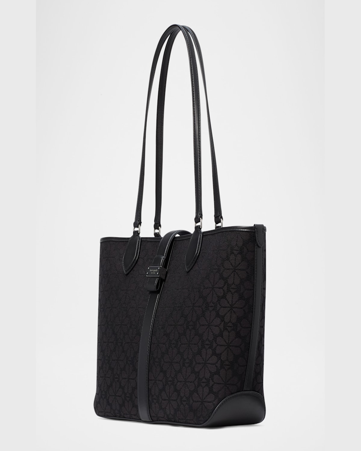 Kate Spade New York Spade Flower Jacquard Tote In Black Multi